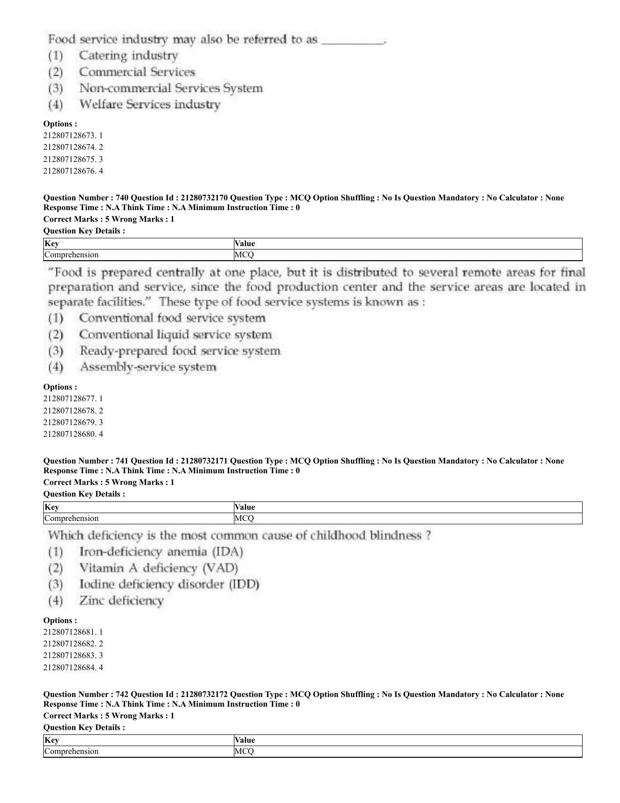 CUET 2023 English Bengali Shift 3 Question Papers - Page 370