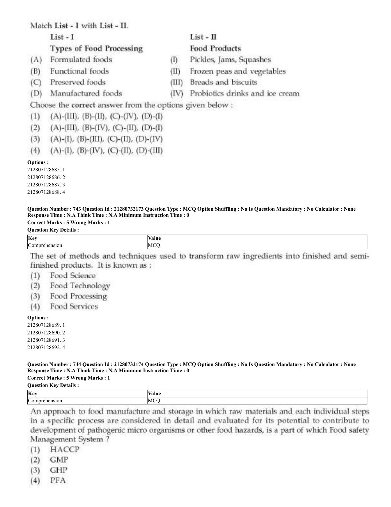 CUET 2023 English Bengali Shift 3 Question Papers - Page 371