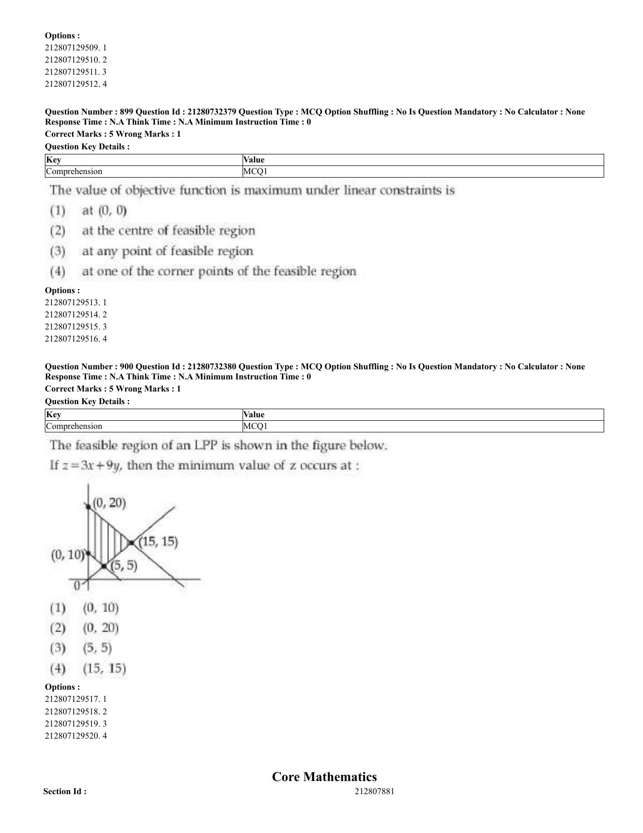 CUET 2023 English Bengali Shift 3 Question Papers - Page 447