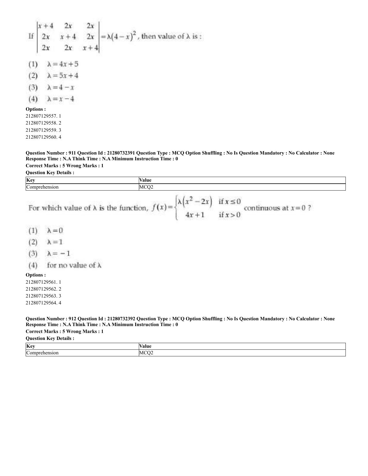 CUET 2023 English Bengali Shift 3 Question Papers - Page 452