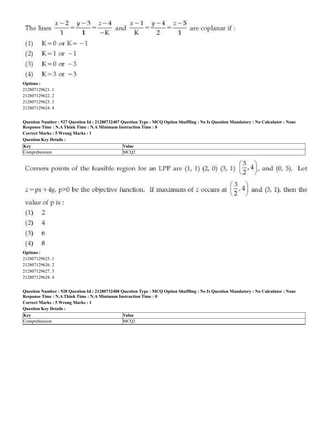 CUET 2023 English Bengali Shift 3 Question Papers - Page 460