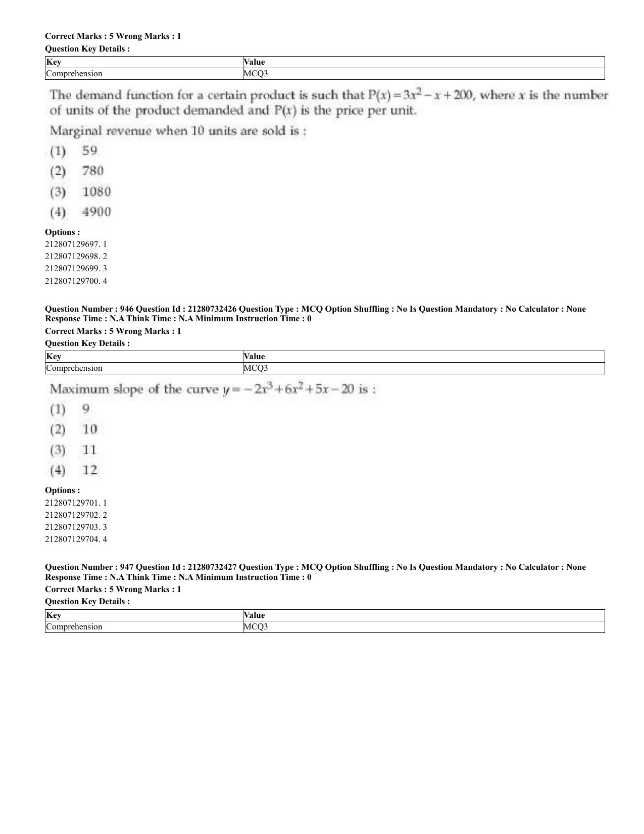 CUET 2023 English Bengali Shift 3 Question Papers - Page 470
