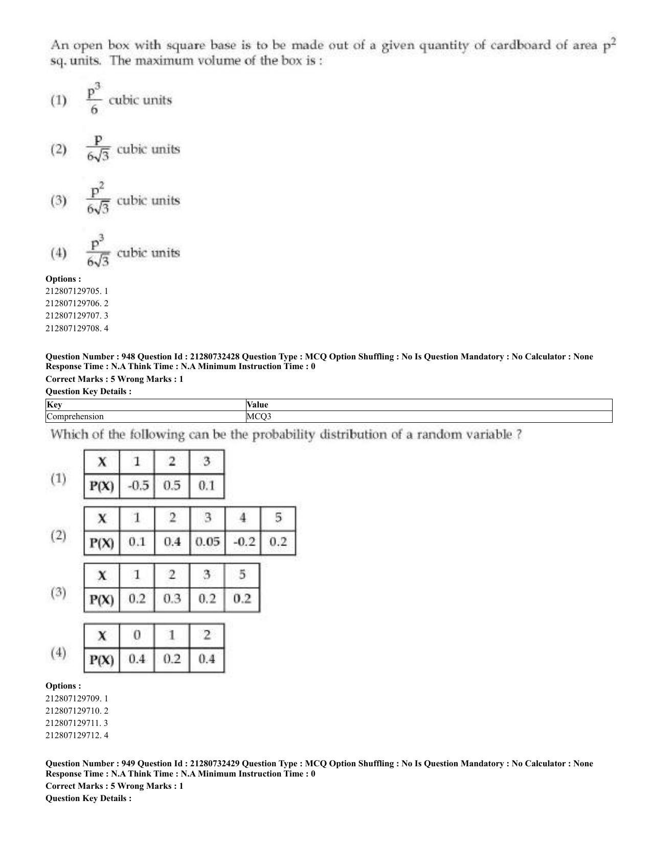 CUET 2023 English Bengali Shift 3 Question Papers - Page 471