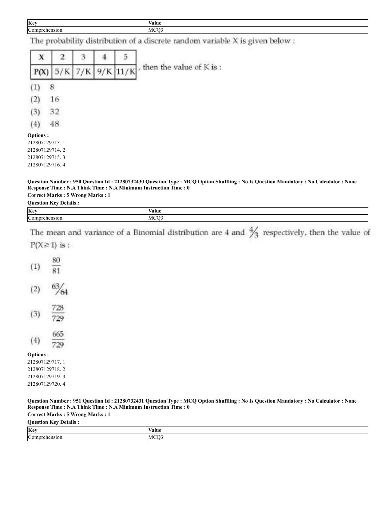 CUET 2023 English Bengali Shift 3 Question Papers - Page 472