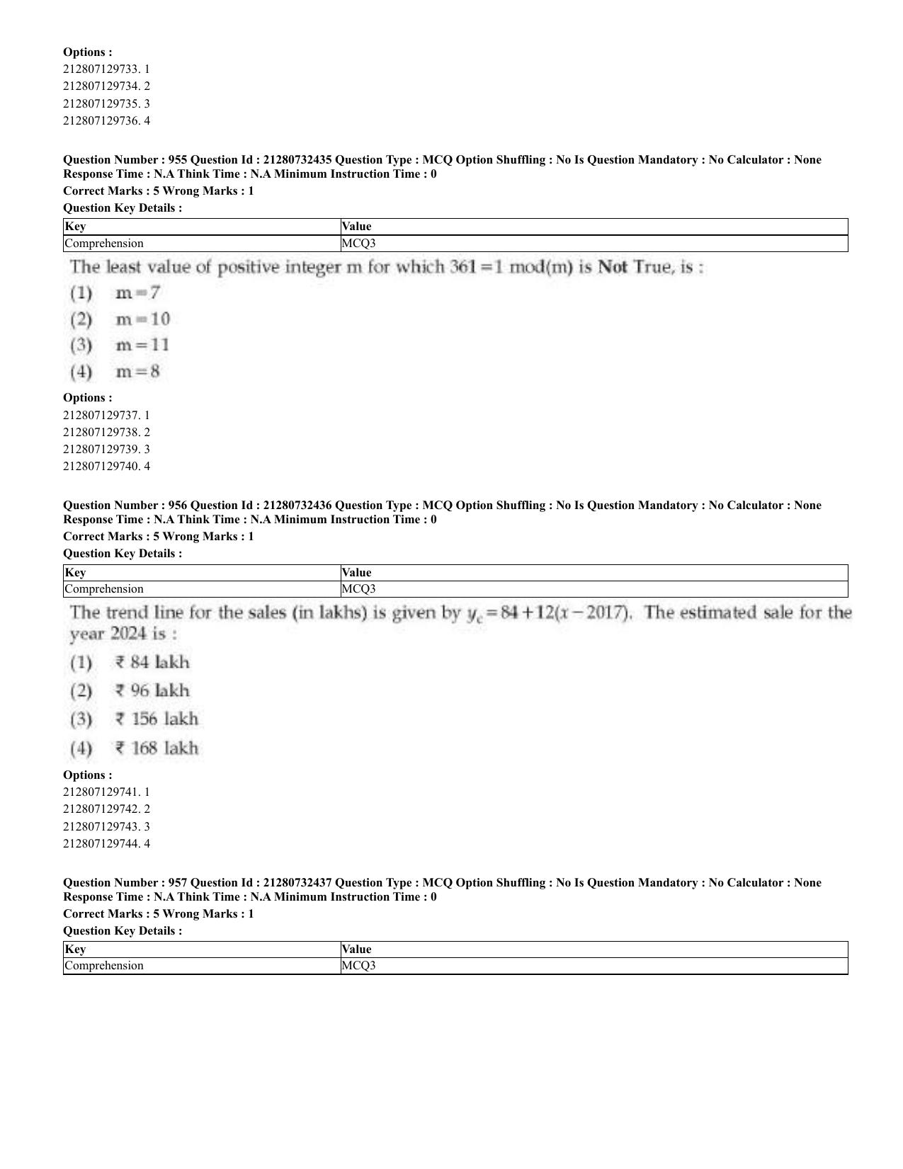 CUET 2023 English Bengali Shift 3 Question Papers - Page 475
