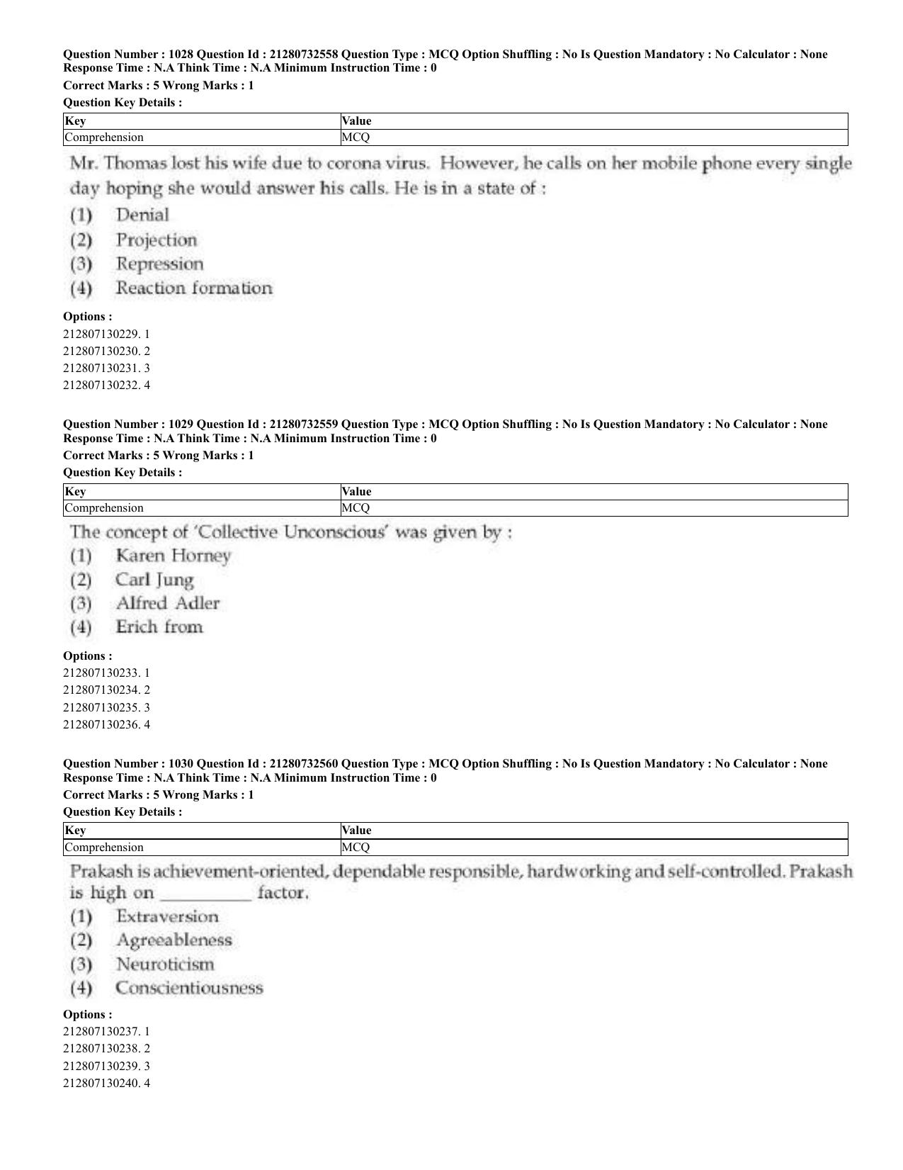 CUET 2023 English Bengali Shift 3 Question Papers - Page 506