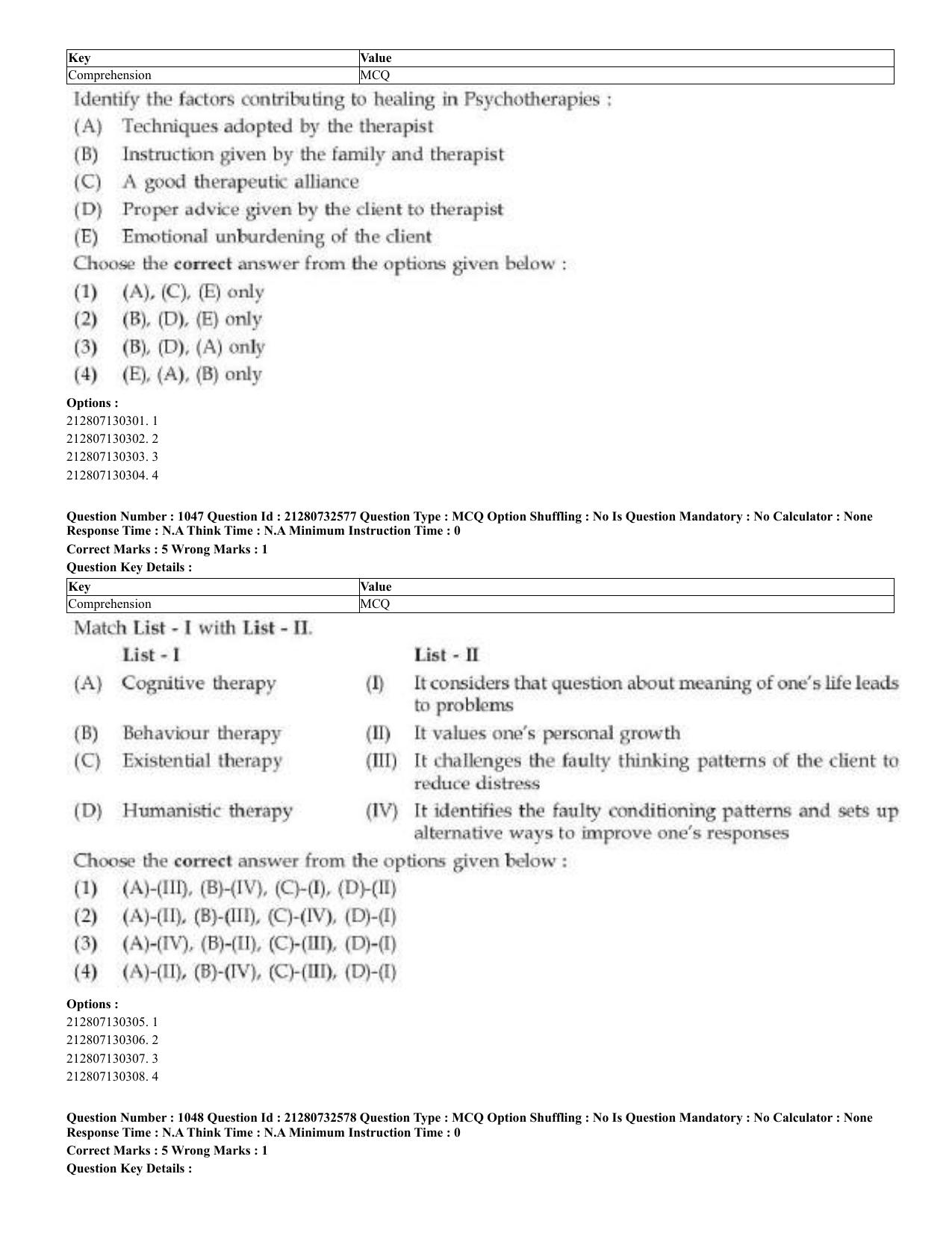 CUET 2023 English Bengali Shift 3 Question Papers - Page 513