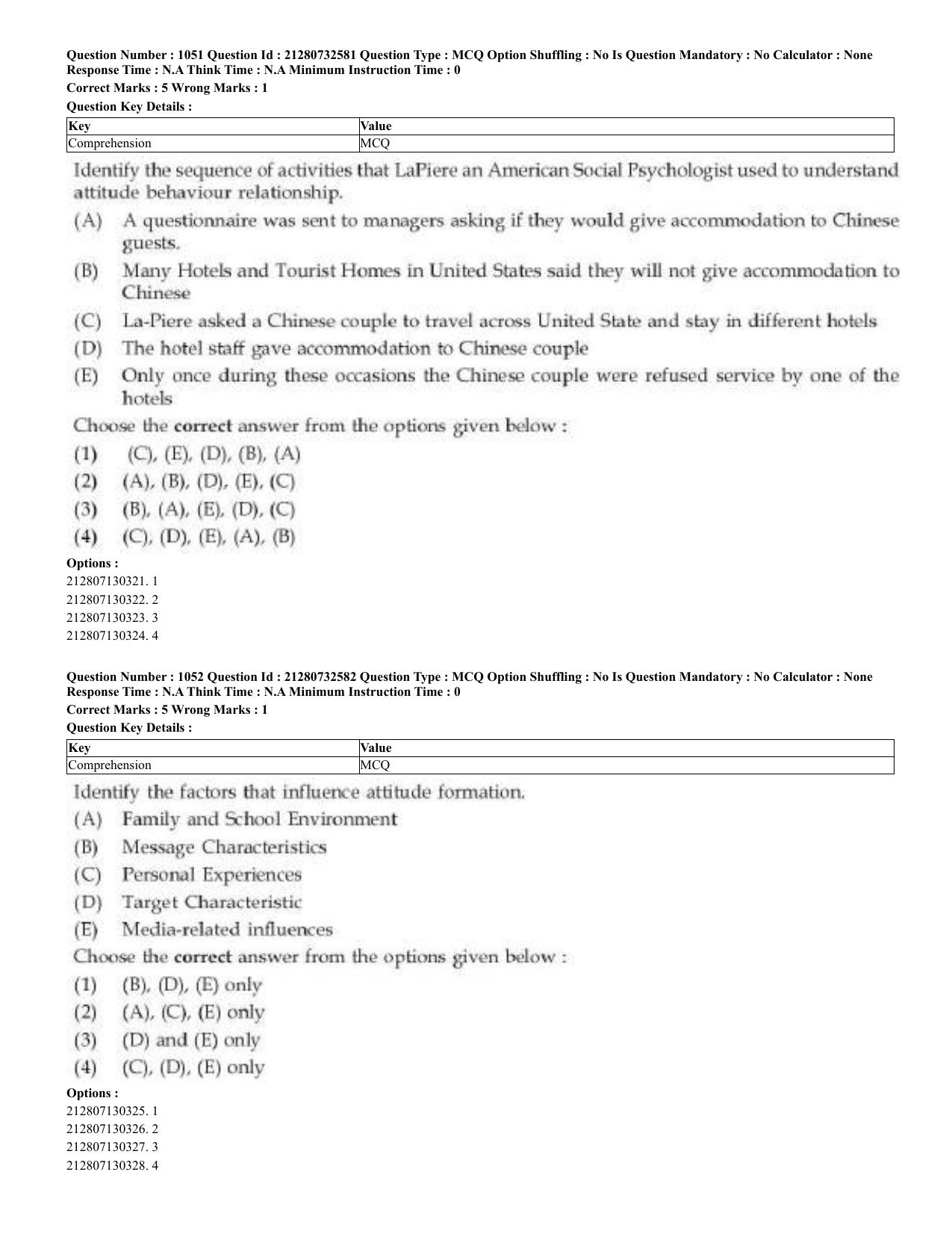 CUET 2023 English Bengali Shift 3 Question Papers - Page 515