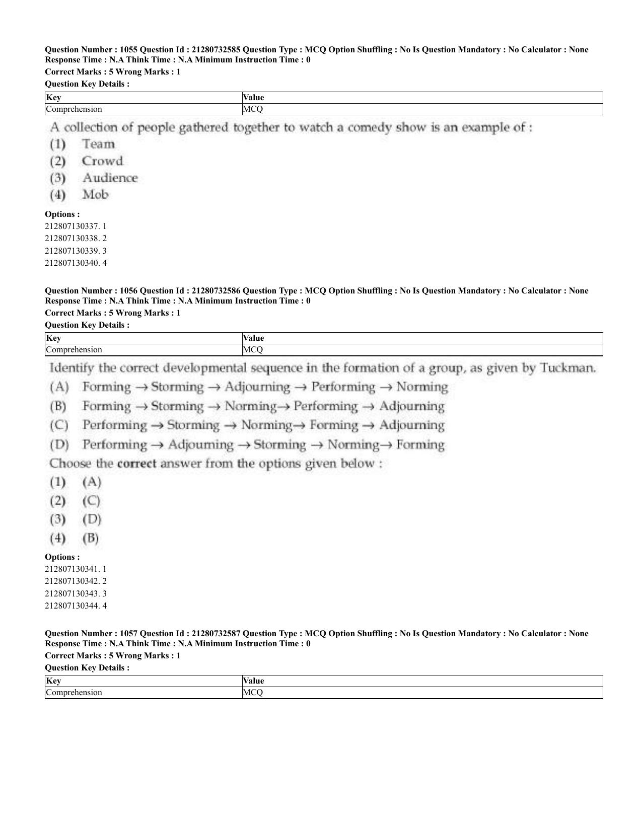 CUET 2023 English Bengali Shift 3 Question Papers - Page 517