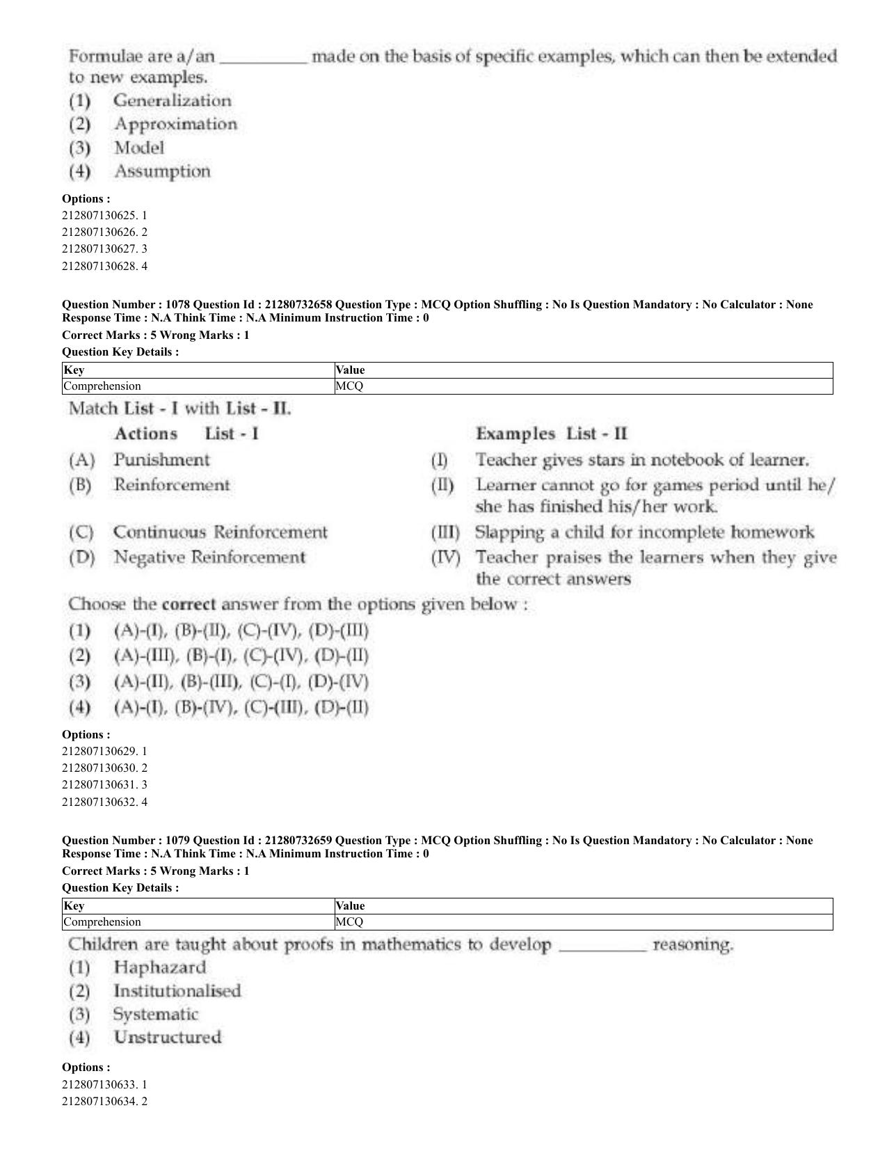CUET 2023 English Bengali Shift 3 Question Papers - Page 530