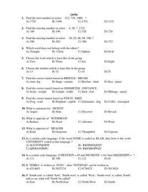 Chandigarh B.Ed 2018 Question Paper - Set C