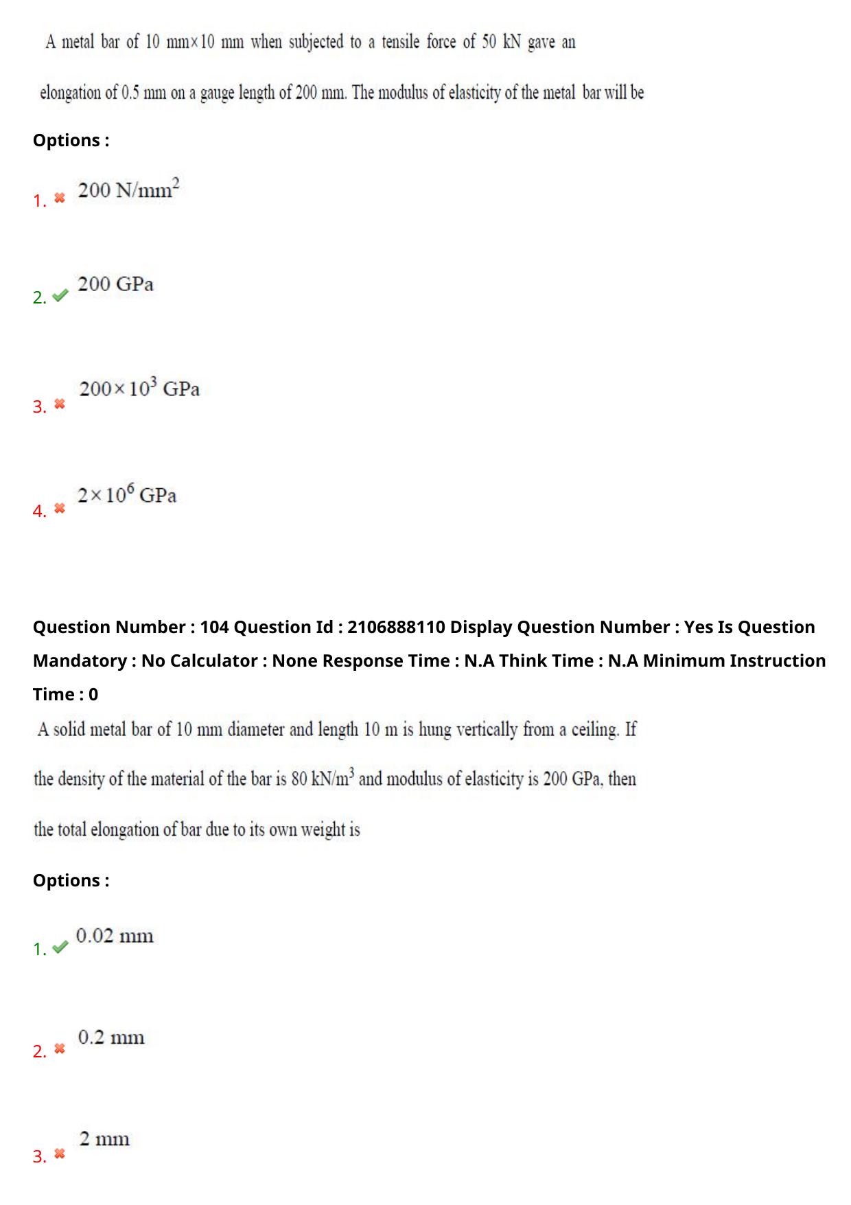 AP ECET 2024 Civil Engineering 08th May 2024 (Shift 1) Question Paper wth Key - Page 67