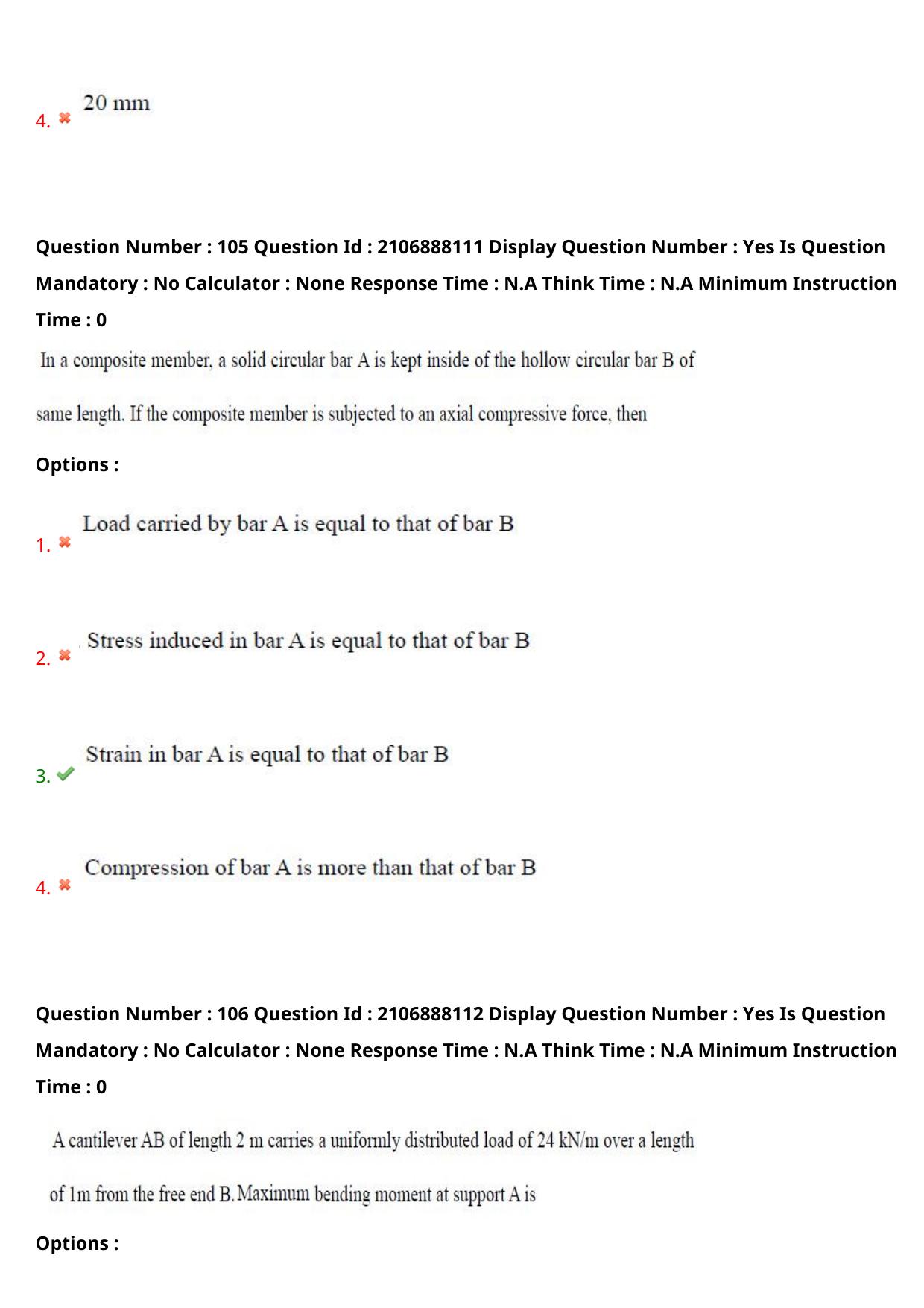 AP ECET 2024 Civil Engineering 08th May 2024 (Shift 1) Question Paper wth Key - Page 68