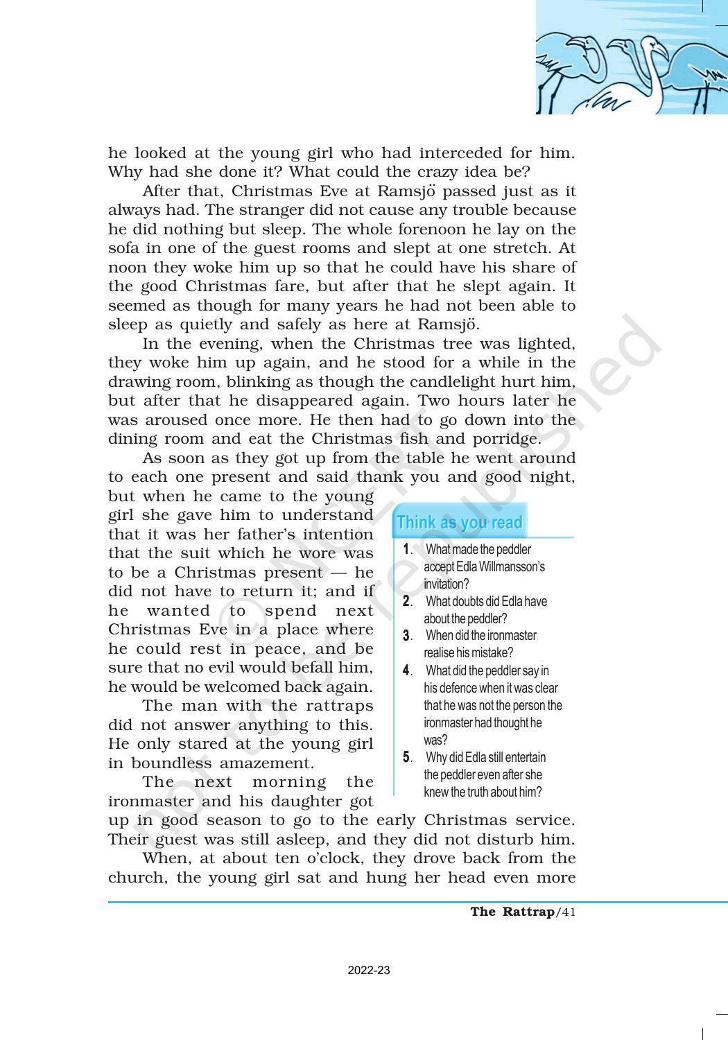 NCERT Book for Class 12 English Chapter 4 The Rattrap - Page 10