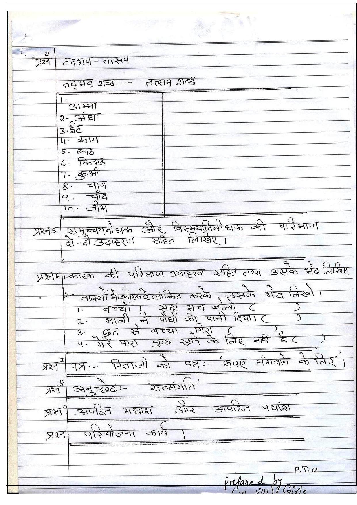 CBSE Worksheets for Class 8 Hindi Assignment 19 - Page 4