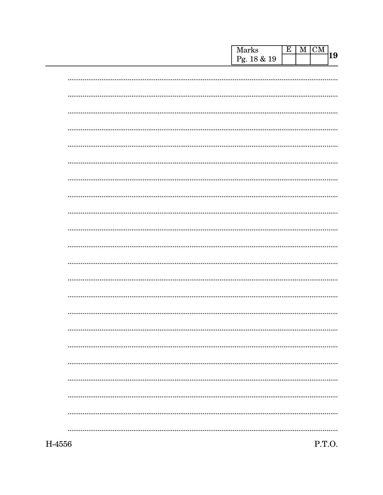 Goa Board Class 12 Political Science (CWSN) (March 2024) Question Paper - Page 19