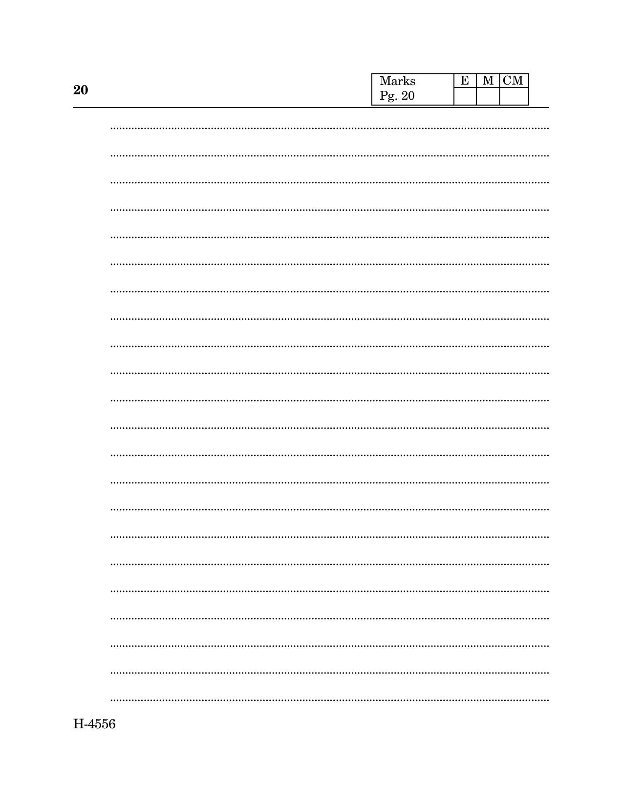 Goa Board Class 12 Political Science (CWSN) (March 2024) Question Paper - Page 20