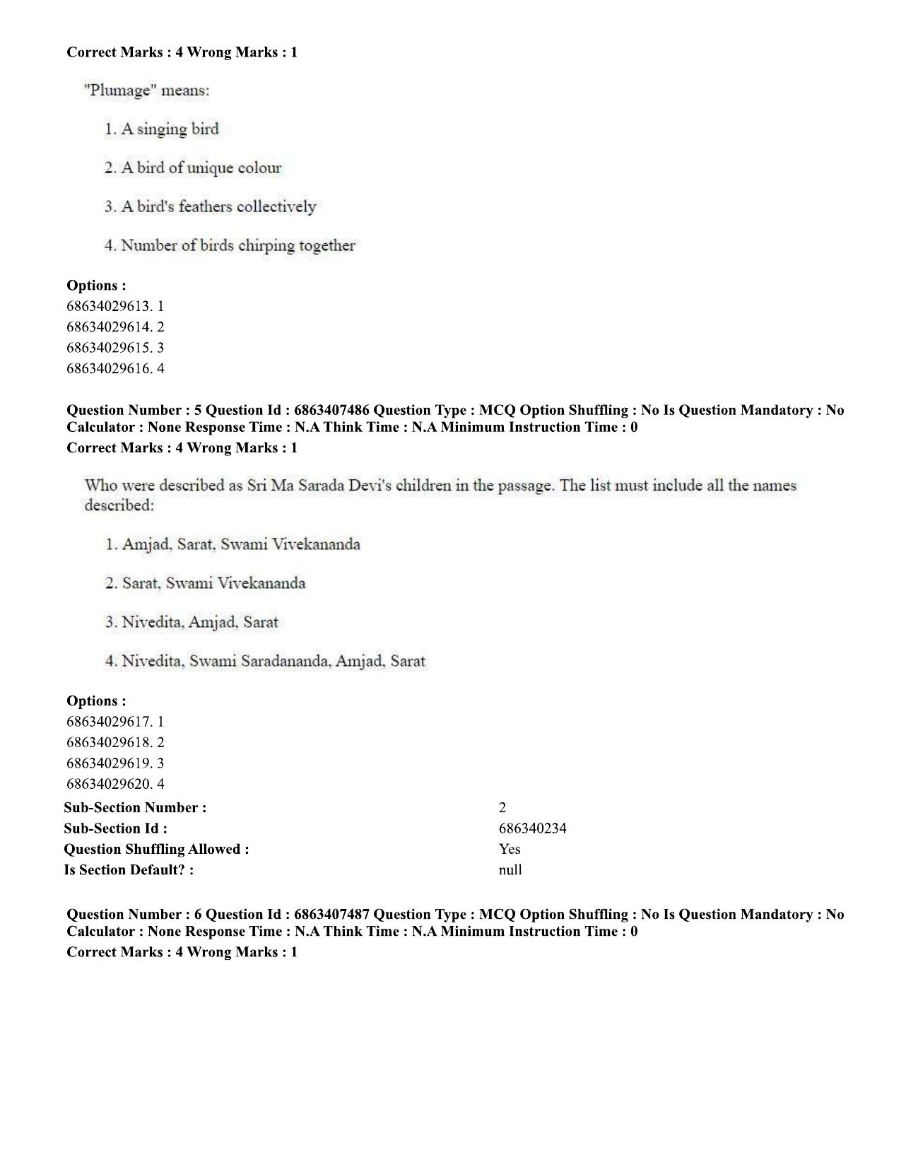 CUET PG 2023: LAQP06 – Assamese (Eng.)-shift 2 (07-06-2023) Question Paper - Page 10