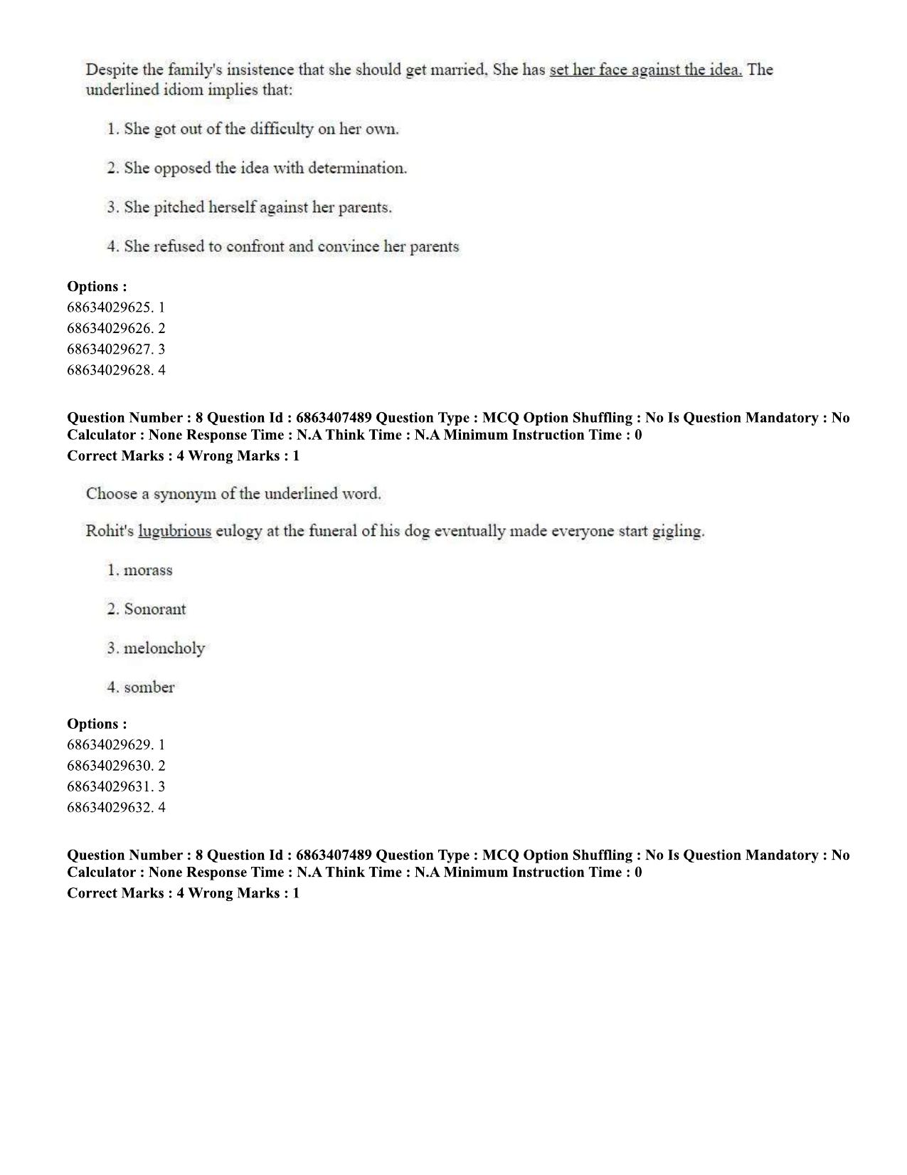 CUET PG 2023: LAQP06 – Assamese (Eng.)-shift 2 (07-06-2023) Question Paper - Page 13