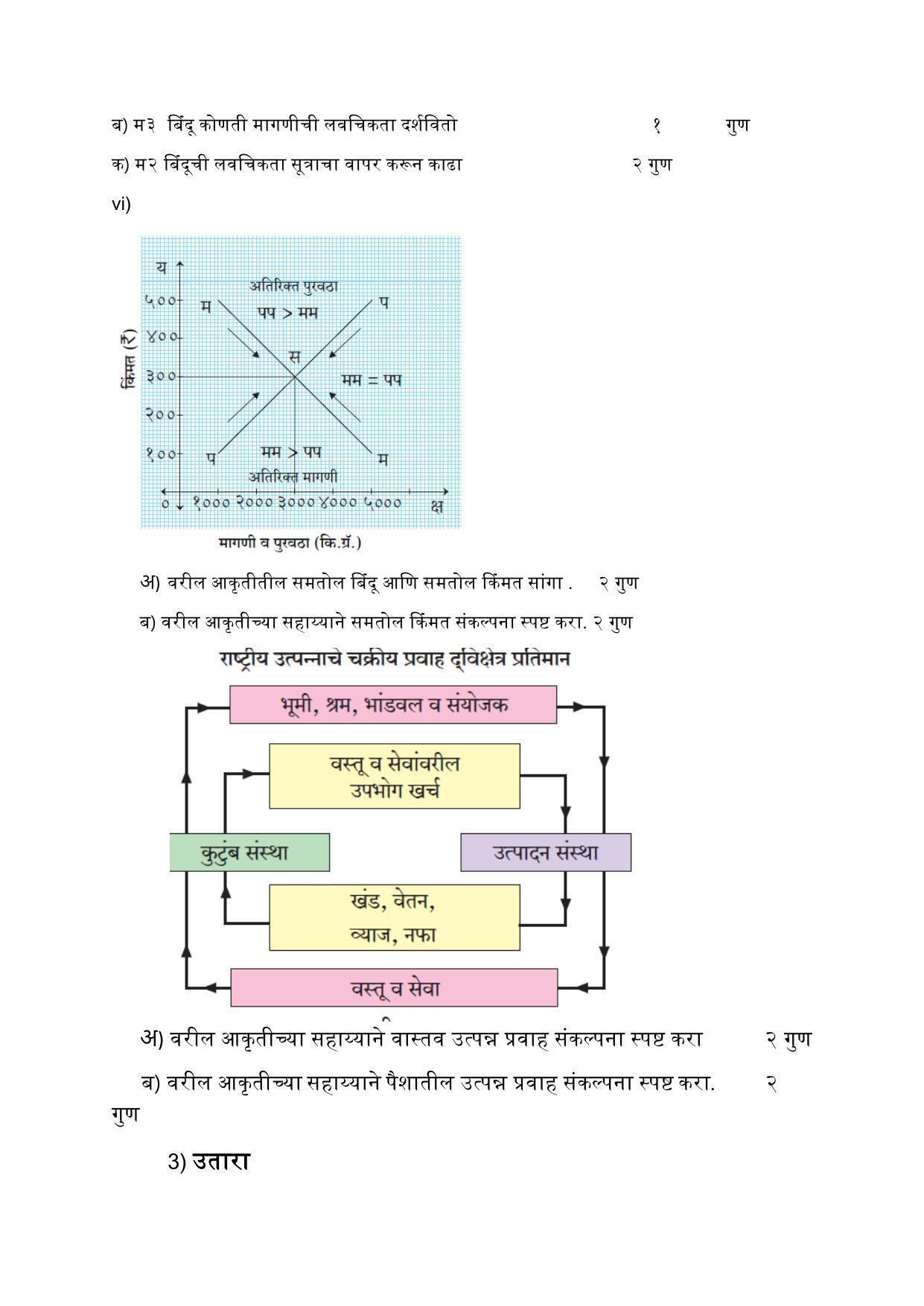 Maharashtra Board Class 12 अर्थशास्त्र Sample Paper (मराठी माध्यम) - Page 30