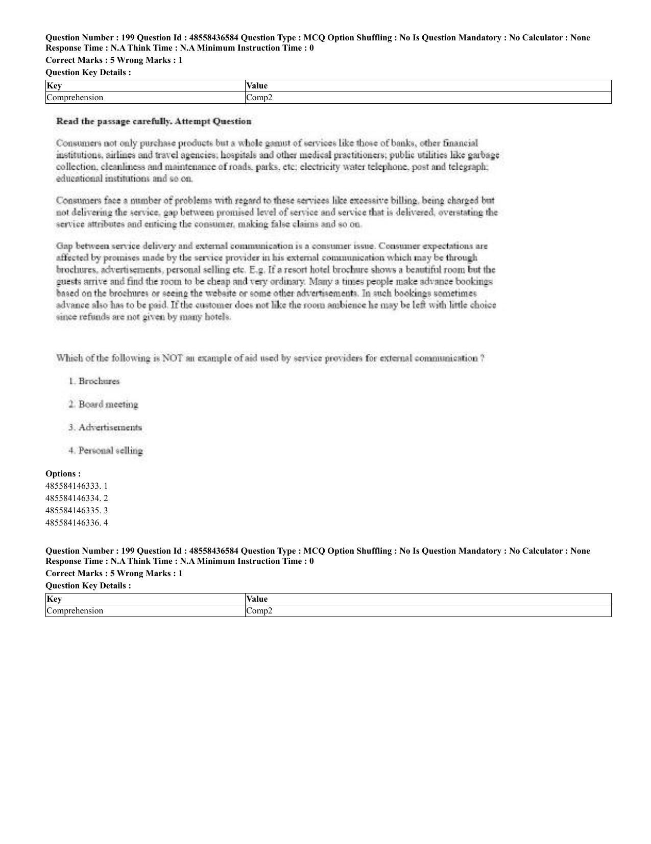 CUET 2023 English Malayalam Shift 3 Question Papers - 22 June 2023 - Page 198