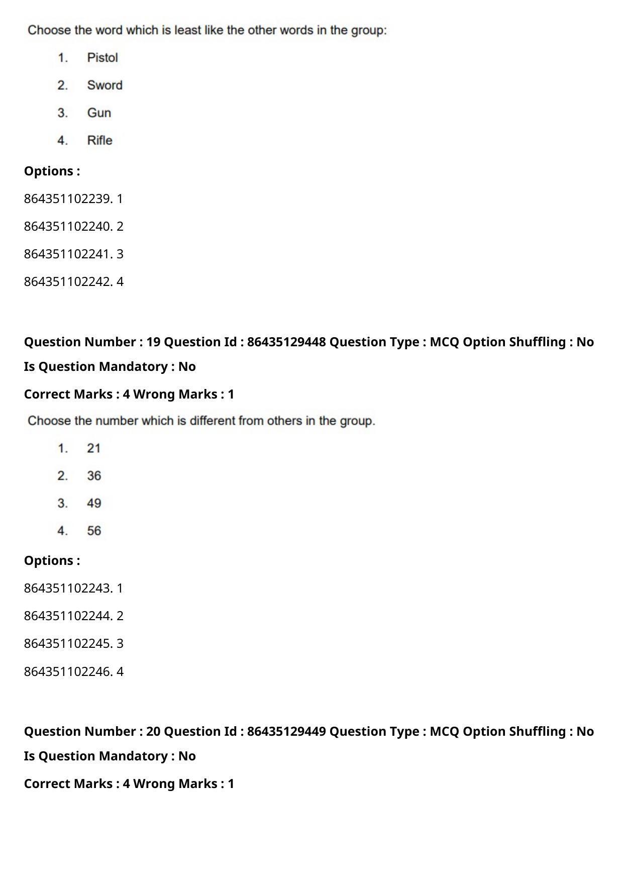 CUET PG 2021 PGQP42 Question Paper - Page 11