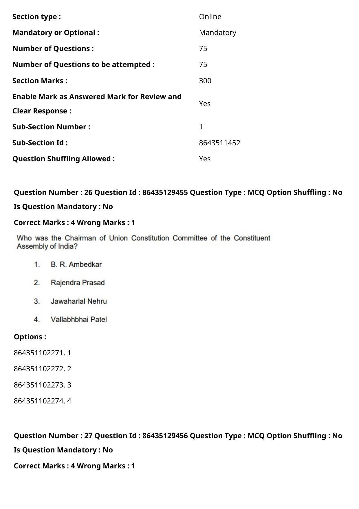 CUET PG 2021 PGQP42 Question Paper - Page 15