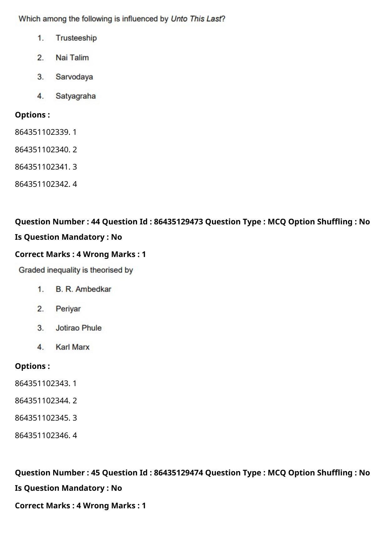 CUET PG 2021 PGQP42 Question Paper - Page 24