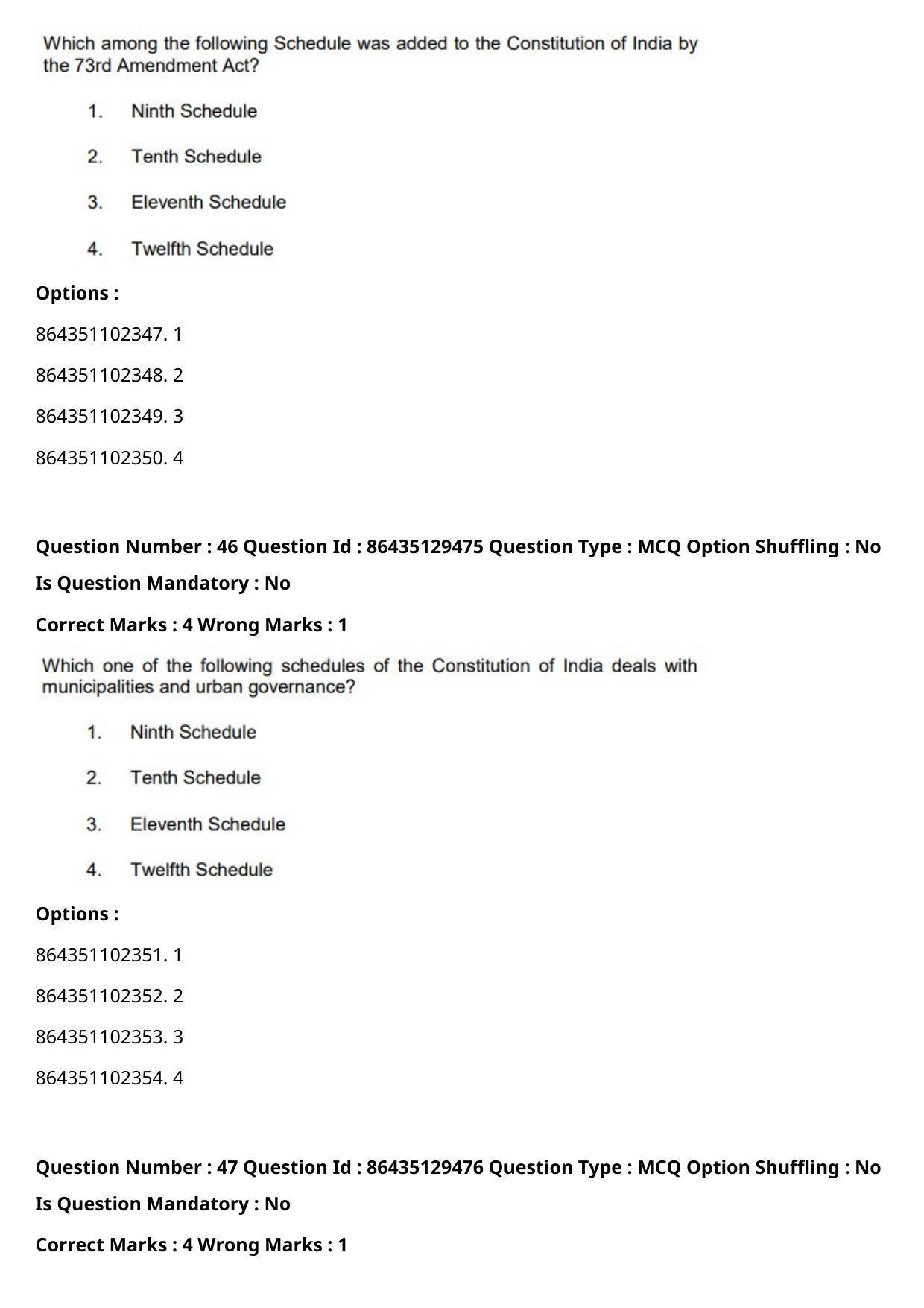 CUET PG 2021 PGQP42 Question Paper - Page 25