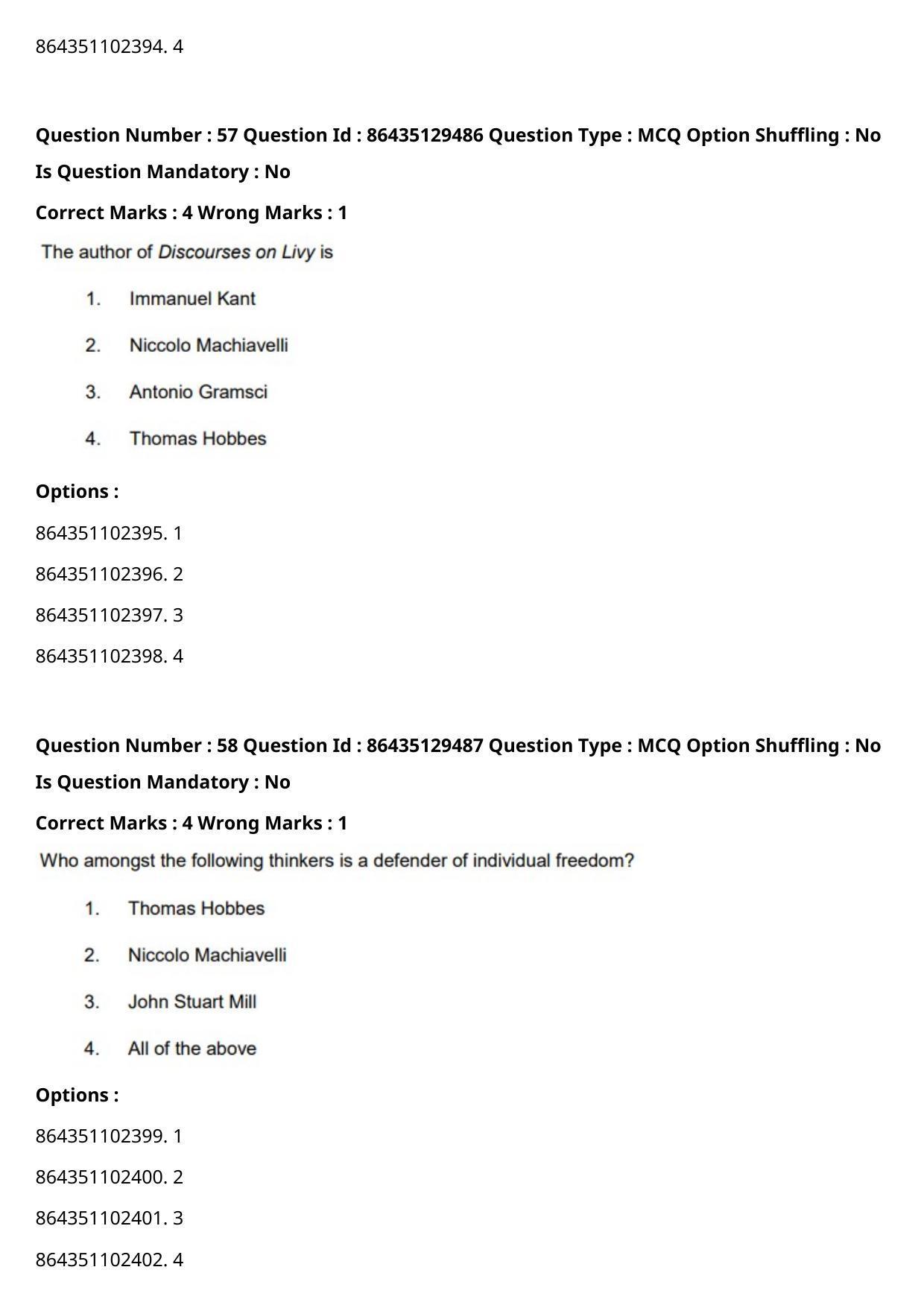 CUET PG 2021 PGQP42 Question Paper - Page 31