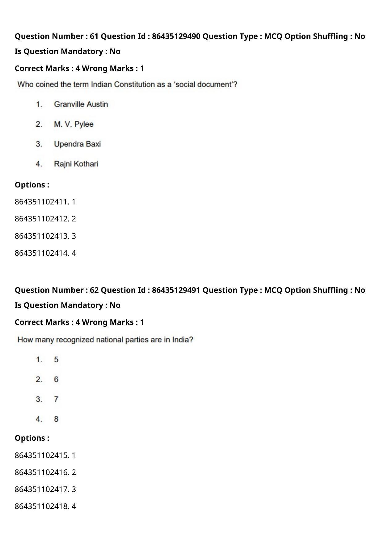 CUET PG 2021 PGQP42 Question Paper - Page 33