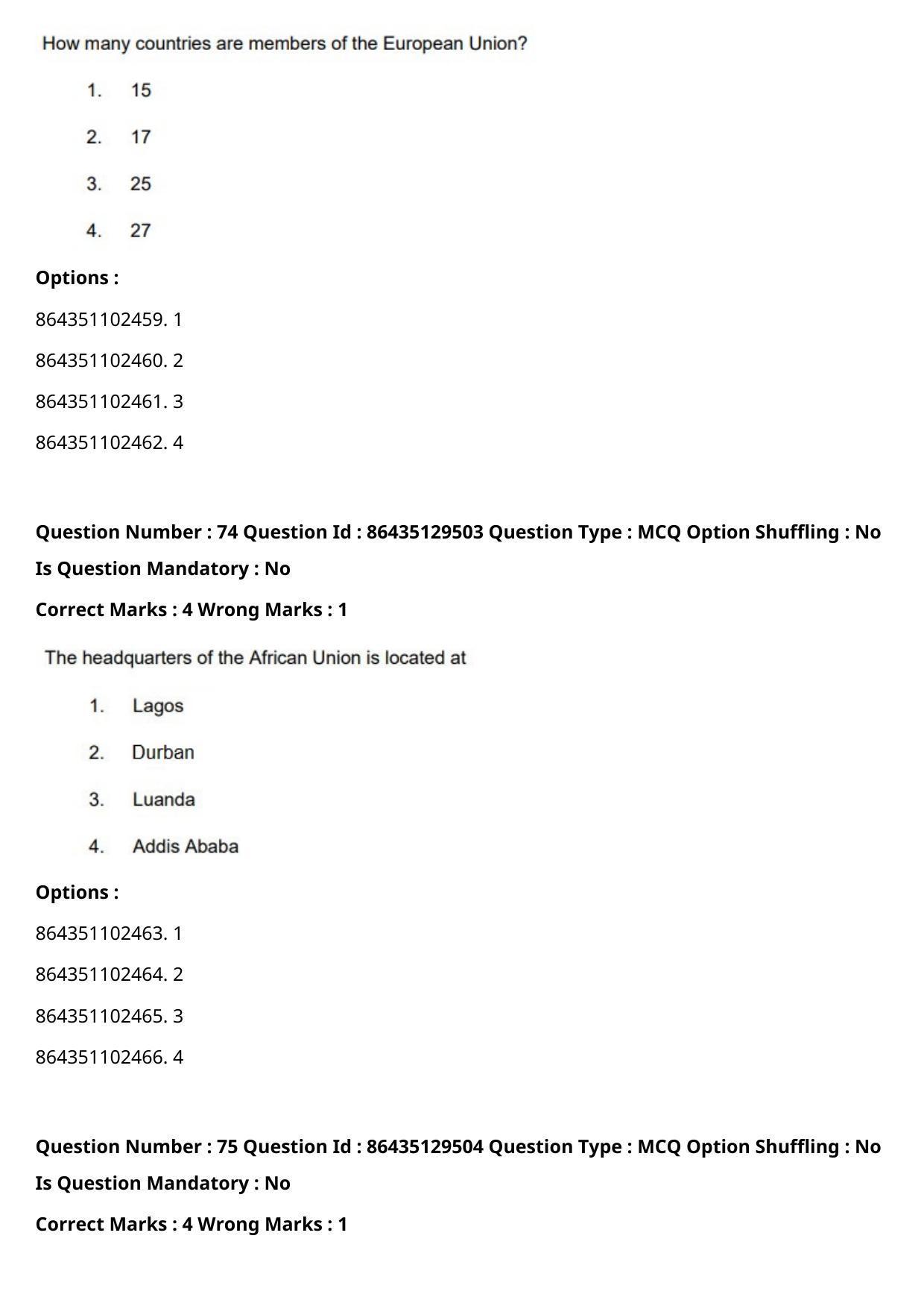CUET PG 2021 PGQP42 Question Paper - Page 39