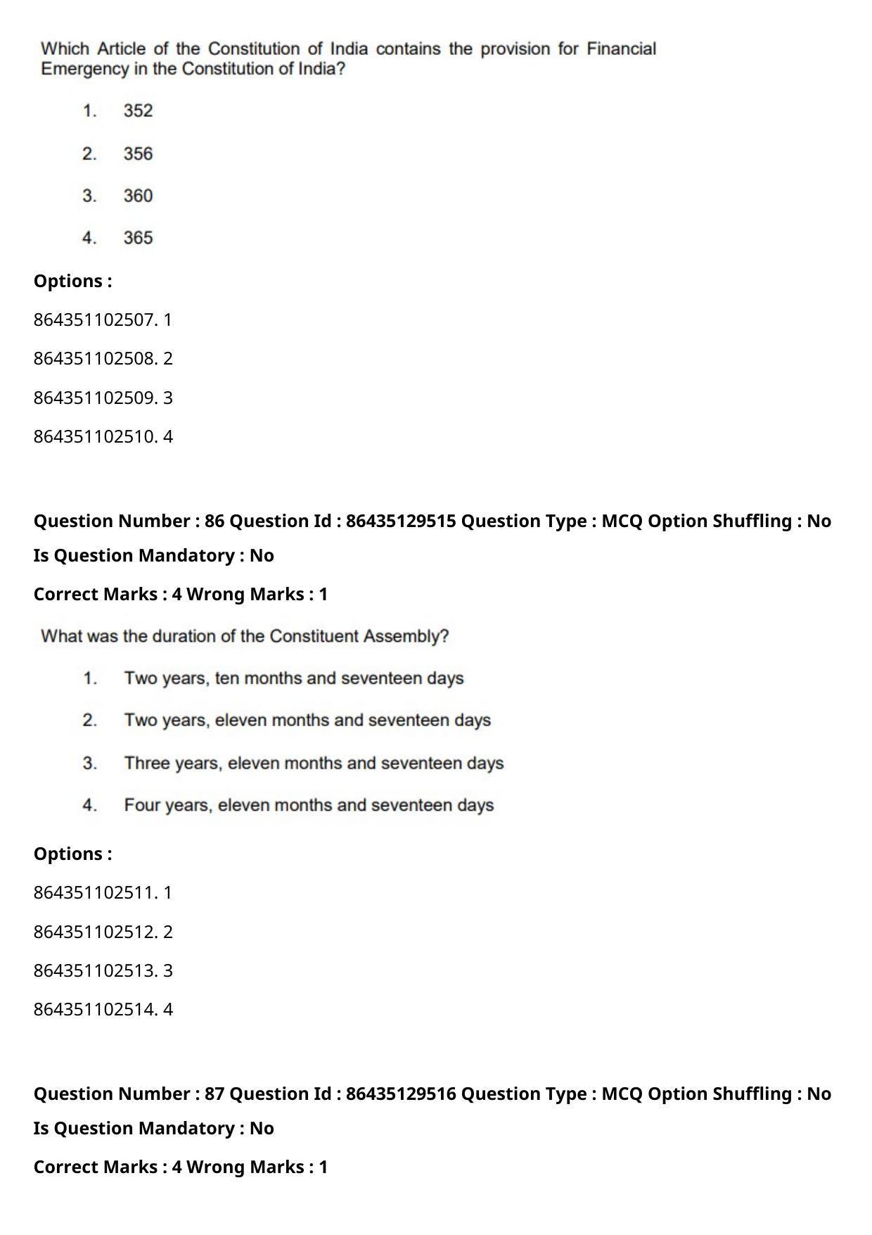 CUET PG 2021 PGQP42 Question Paper - Page 45