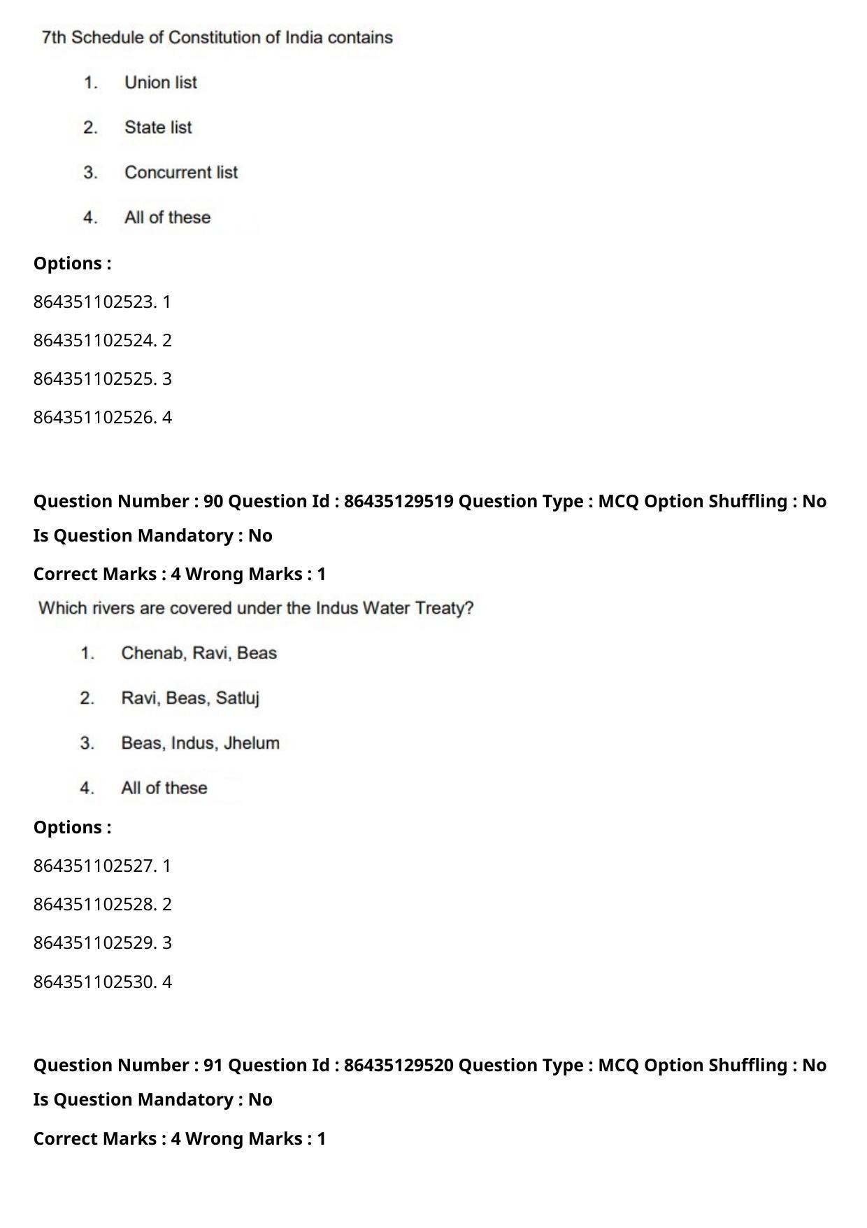 CUET PG 2021 PGQP42 Question Paper - Page 47