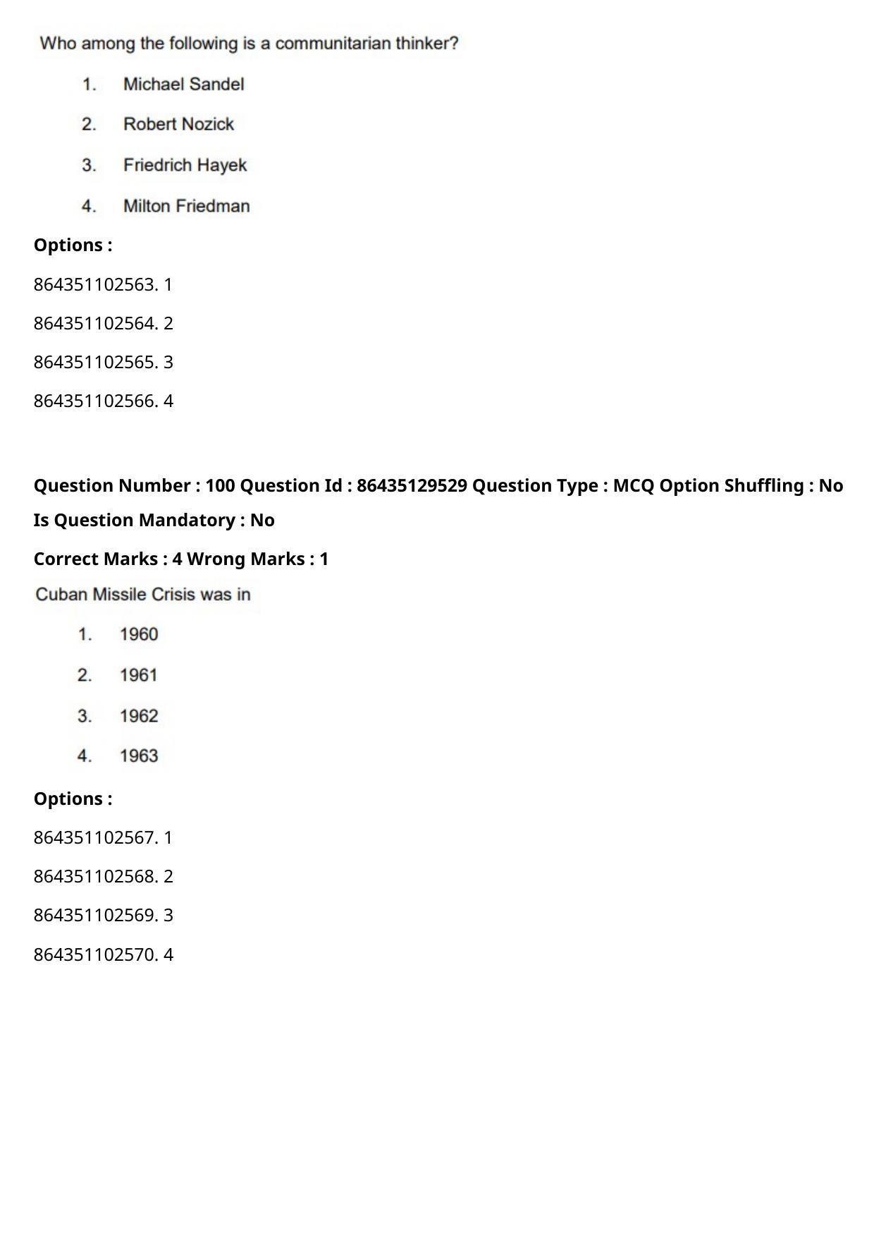 CUET PG 2021 PGQP42 Question Paper - Page 52