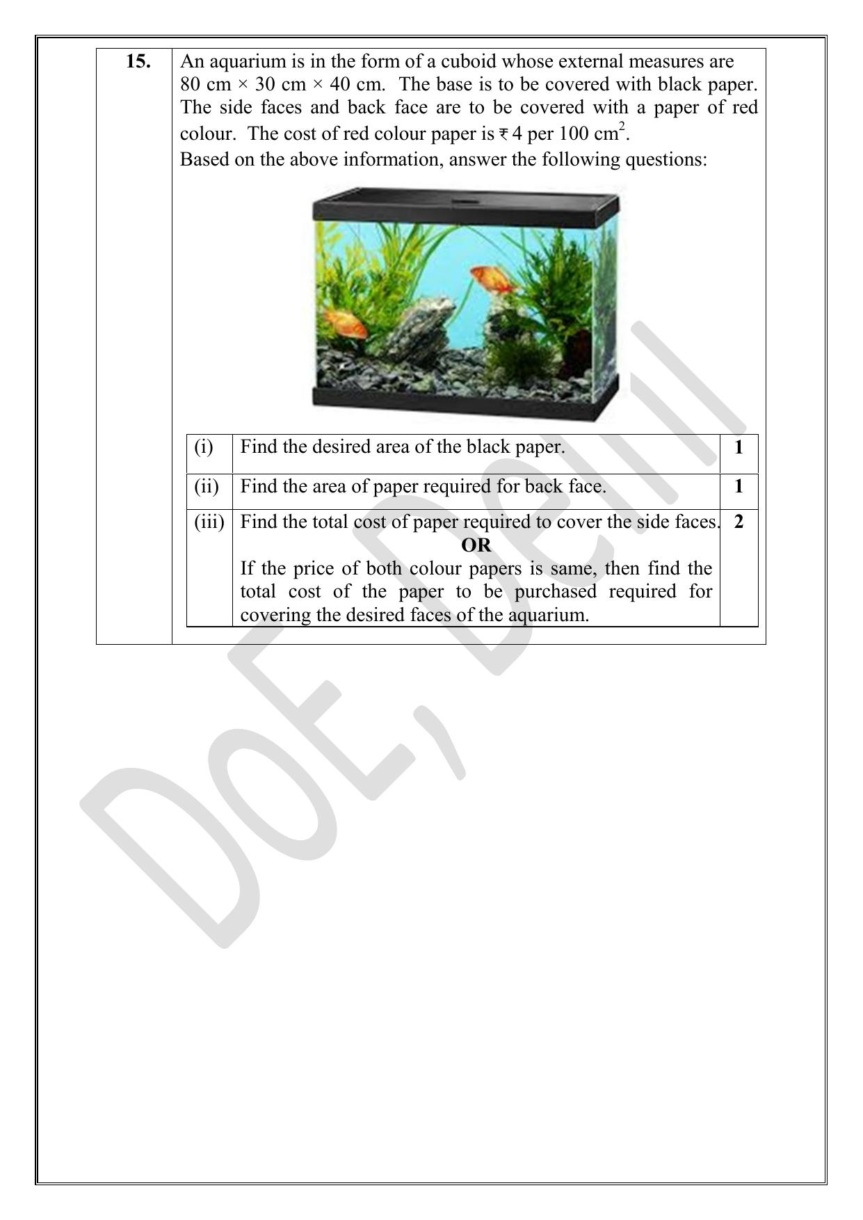 Edudel Class 8 Maths (English) Practice Papers-1 (2023-24) - Page 6