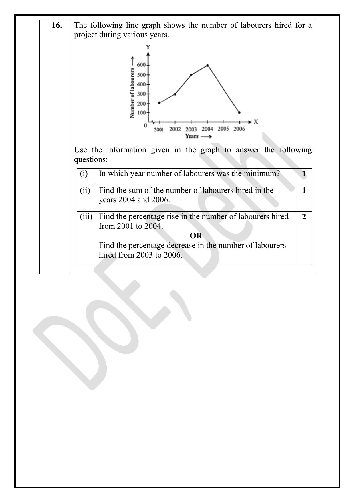 Edudel Class 8 Maths (English) Practice Papers-1 (2023-24) - Page 7