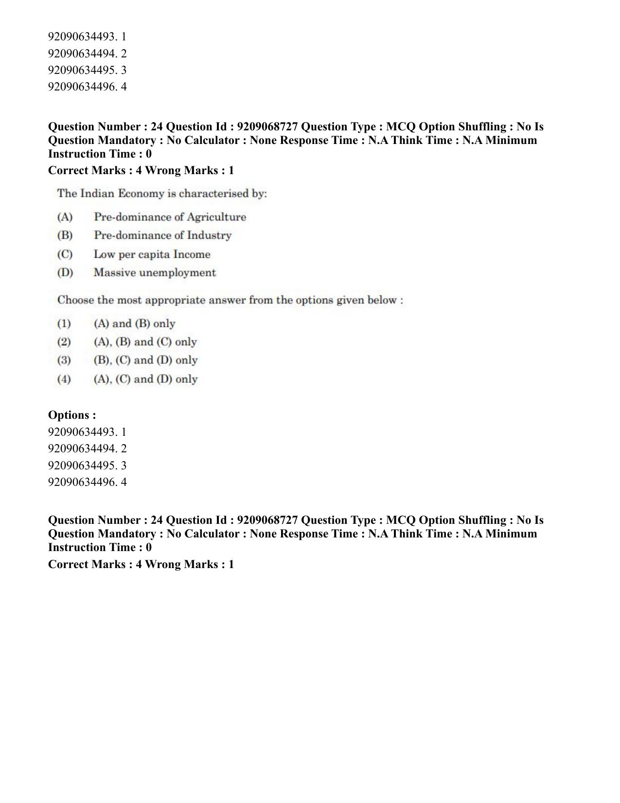 CUET PG 2023: LAQP25 – Marathi (Eng.)-Shift 3 (08-06-2023) Question Paper - Page 38