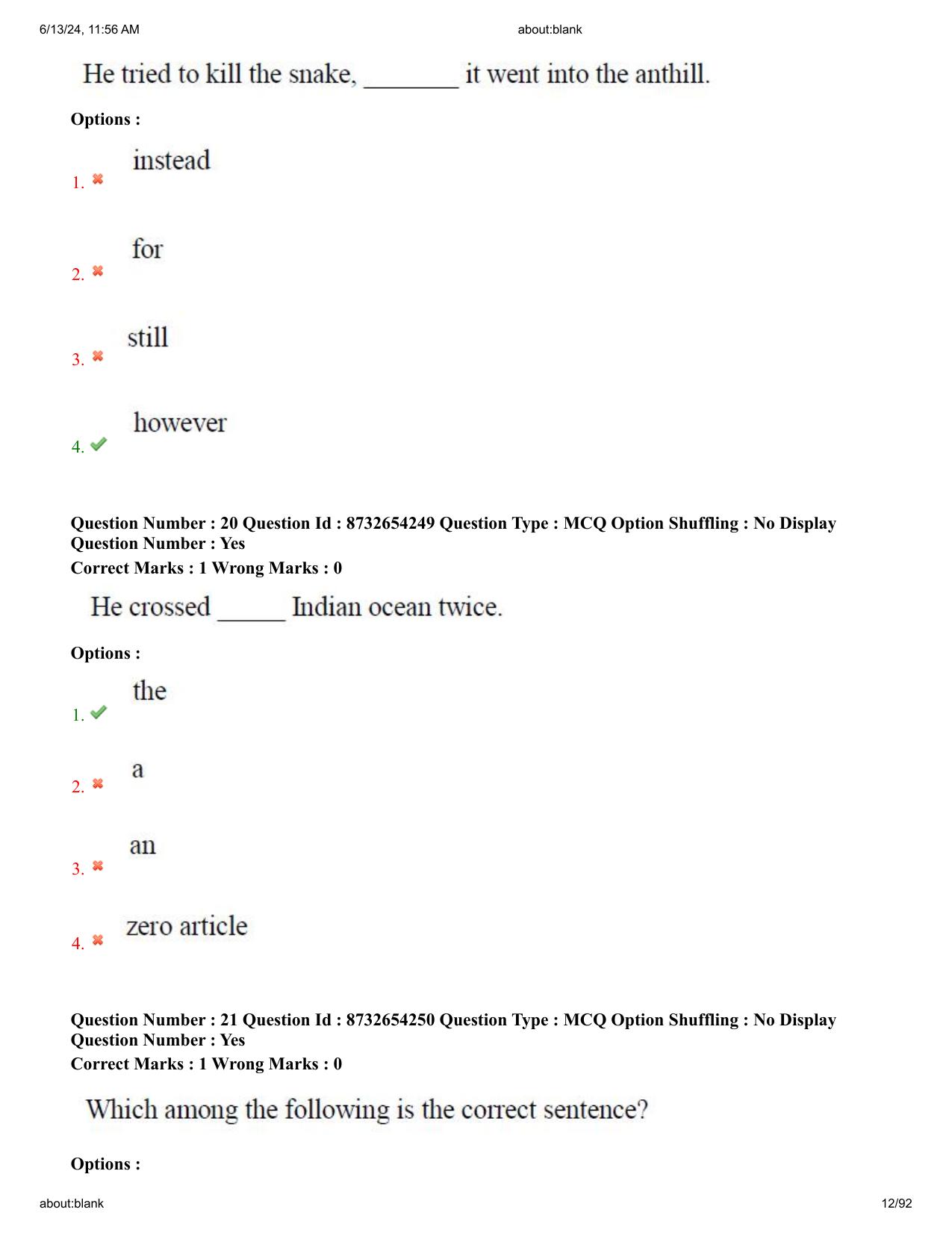 AP EDCET 2024 Biological Science Question Paper with Answer Key (English) - Page 12