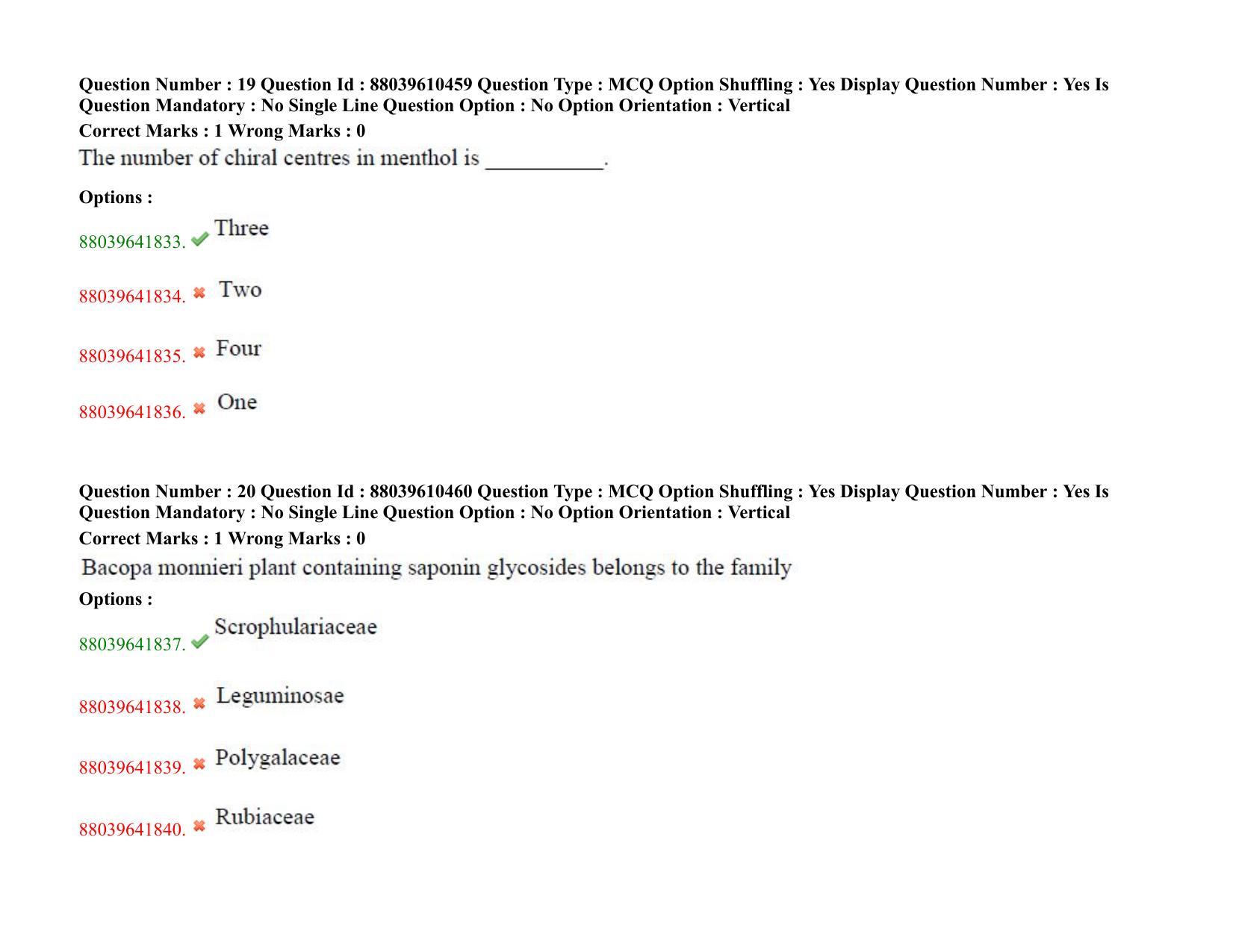 TS PGECET 2020: Pharmacy Question Papers - Page 13