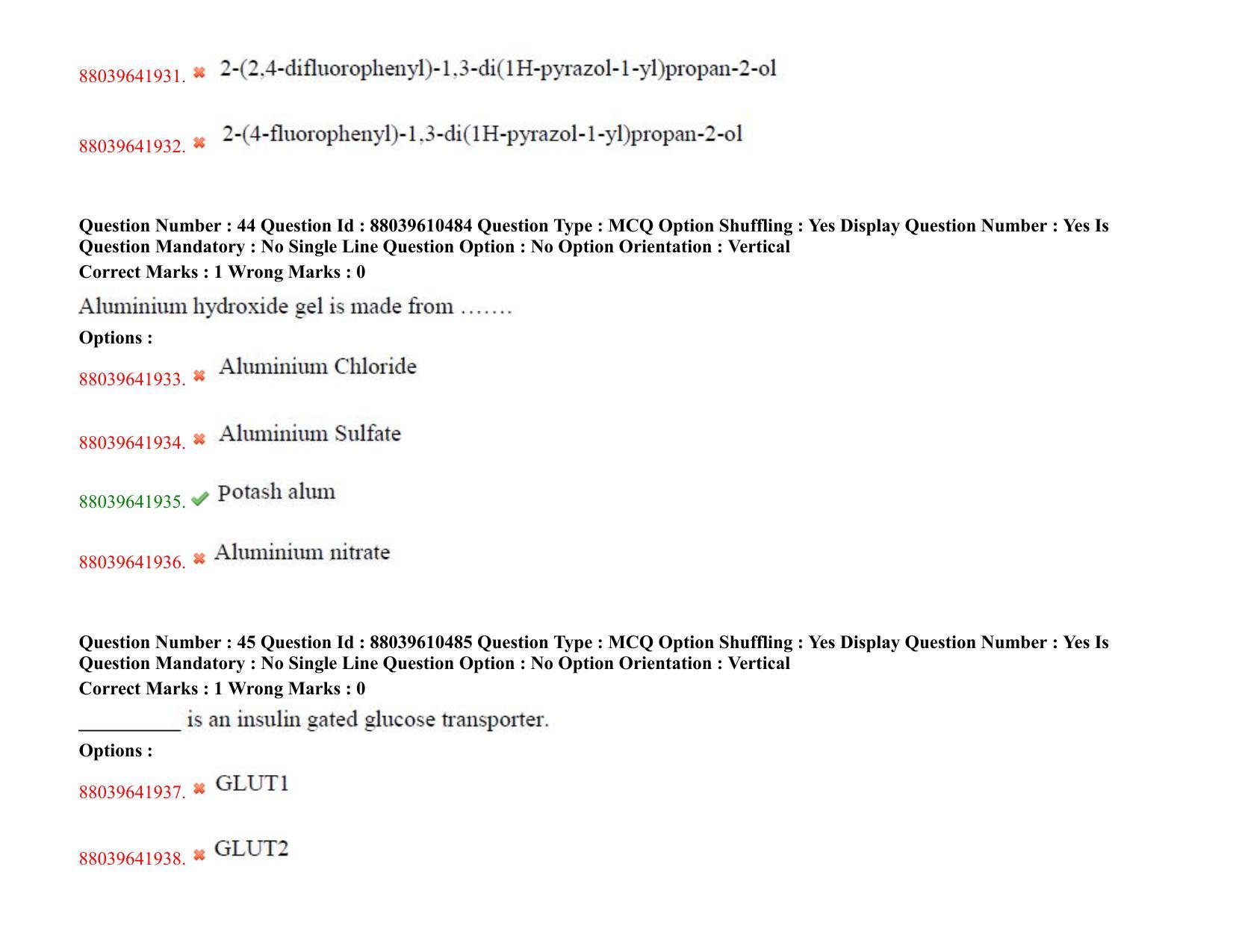 TS PGECET 2020: Pharmacy Question Papers - Page 26