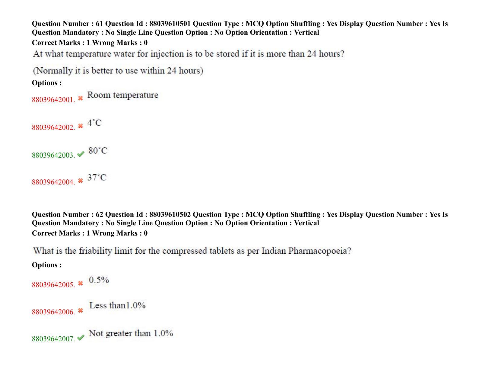 TS PGECET 2020: Pharmacy Question Papers - Page 35