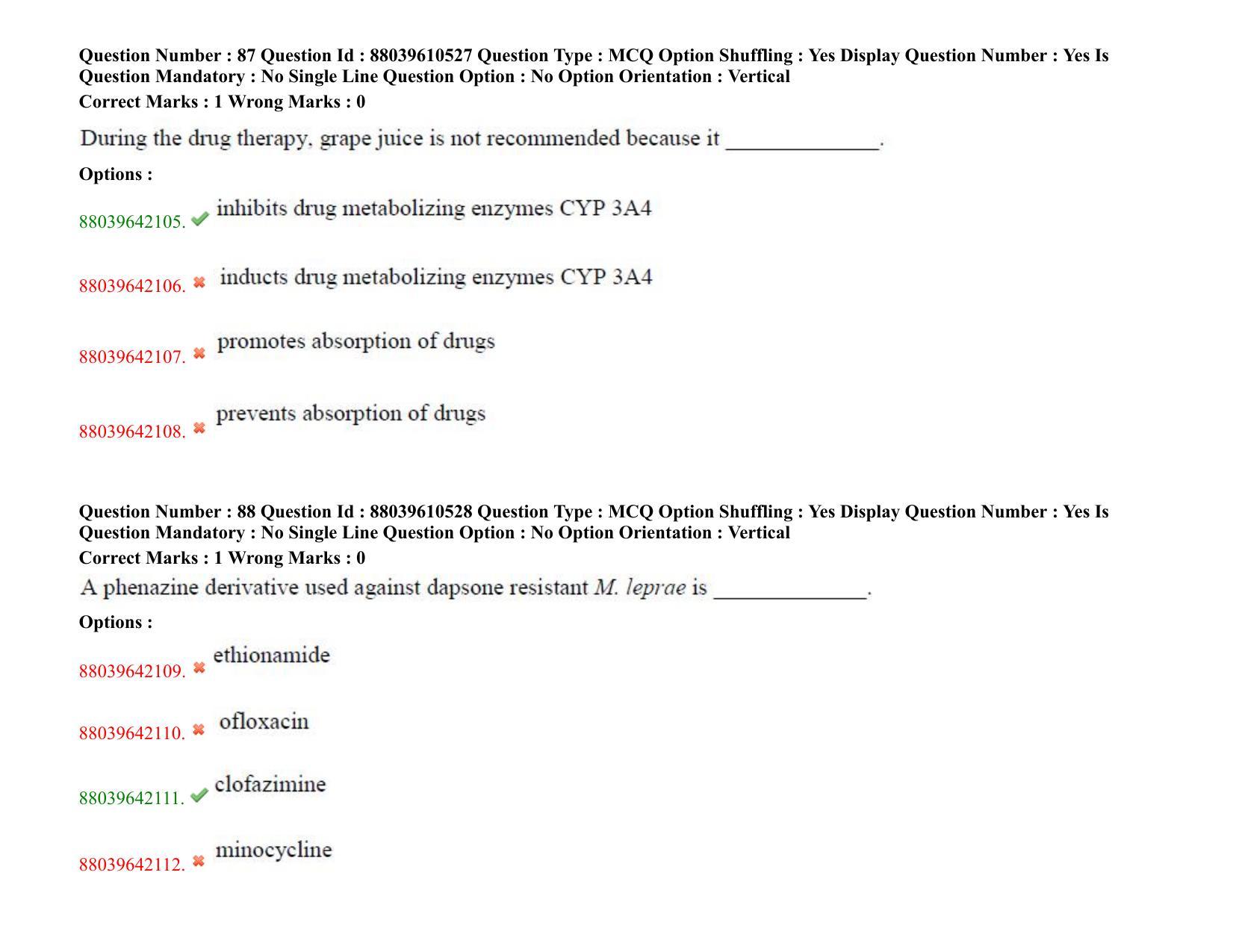 TS PGECET 2020: Pharmacy Question Papers - Page 49