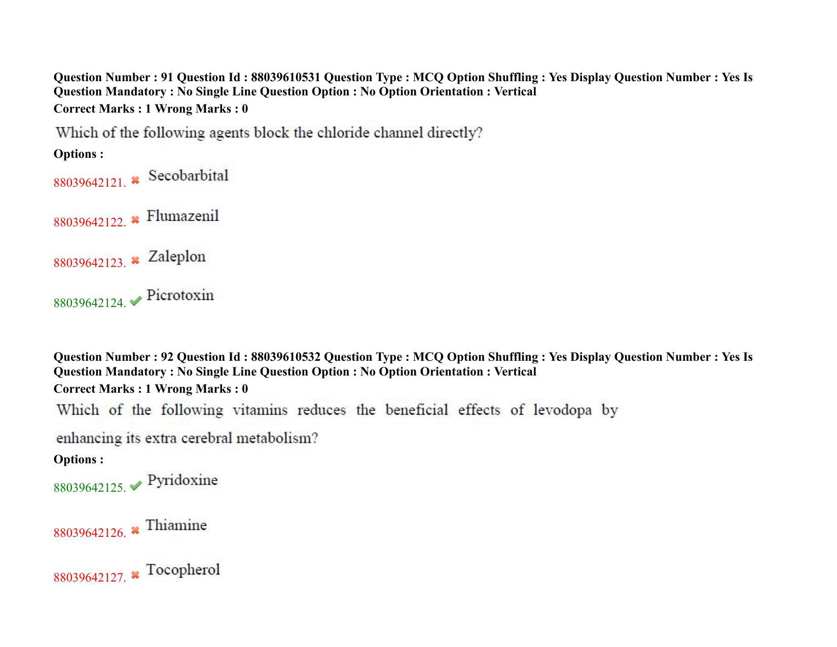 TS PGECET 2020: Pharmacy Question Papers - Page 51