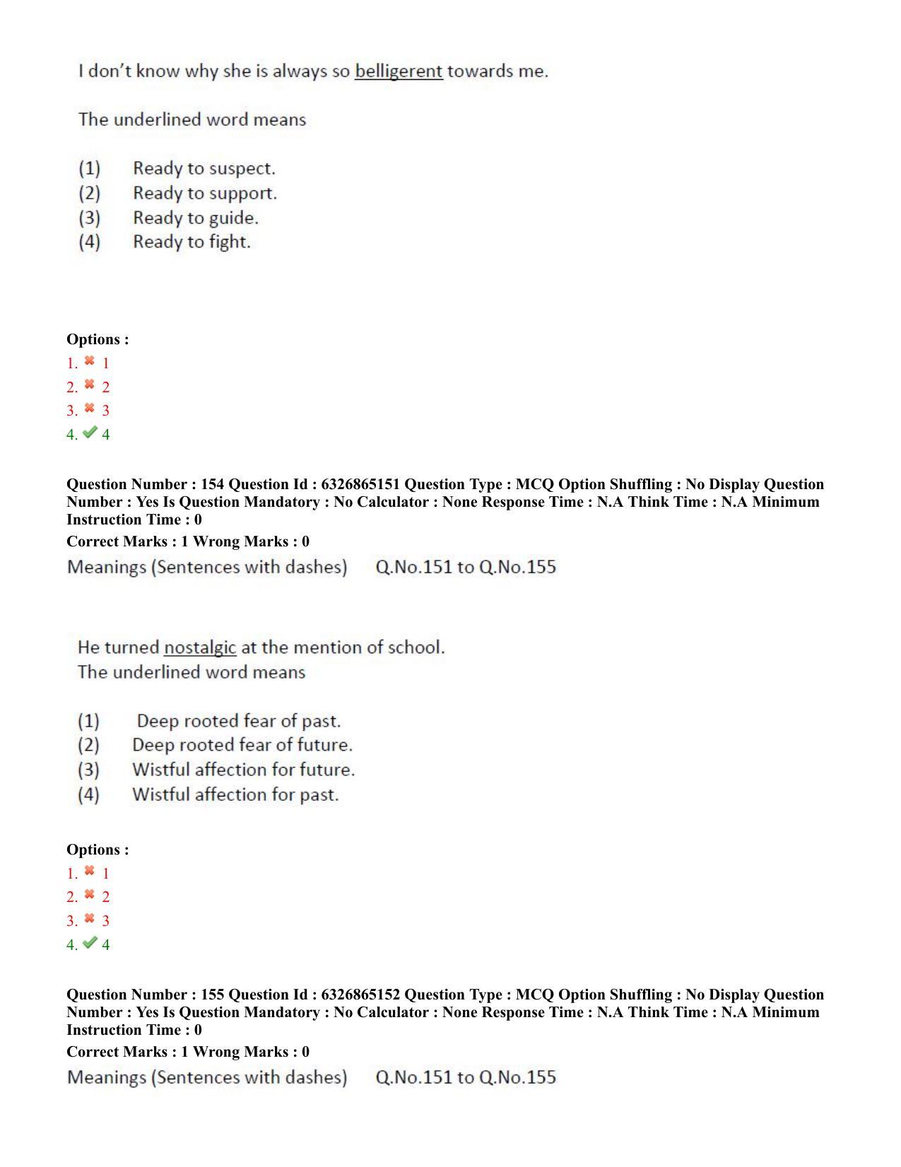 TS ICET 2022 Question Paper 2 - Jul 28, 2022 - Page 145