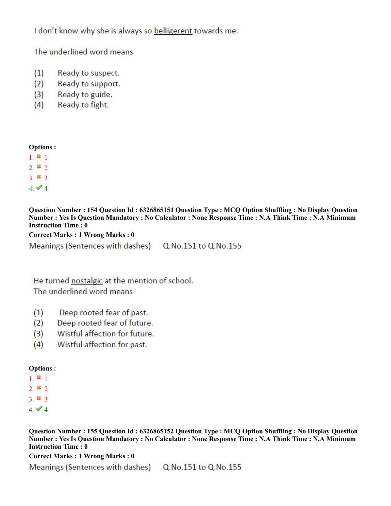 TS ICET 2022 Question Paper 2 - Jul 28, 2022	 - Page 145