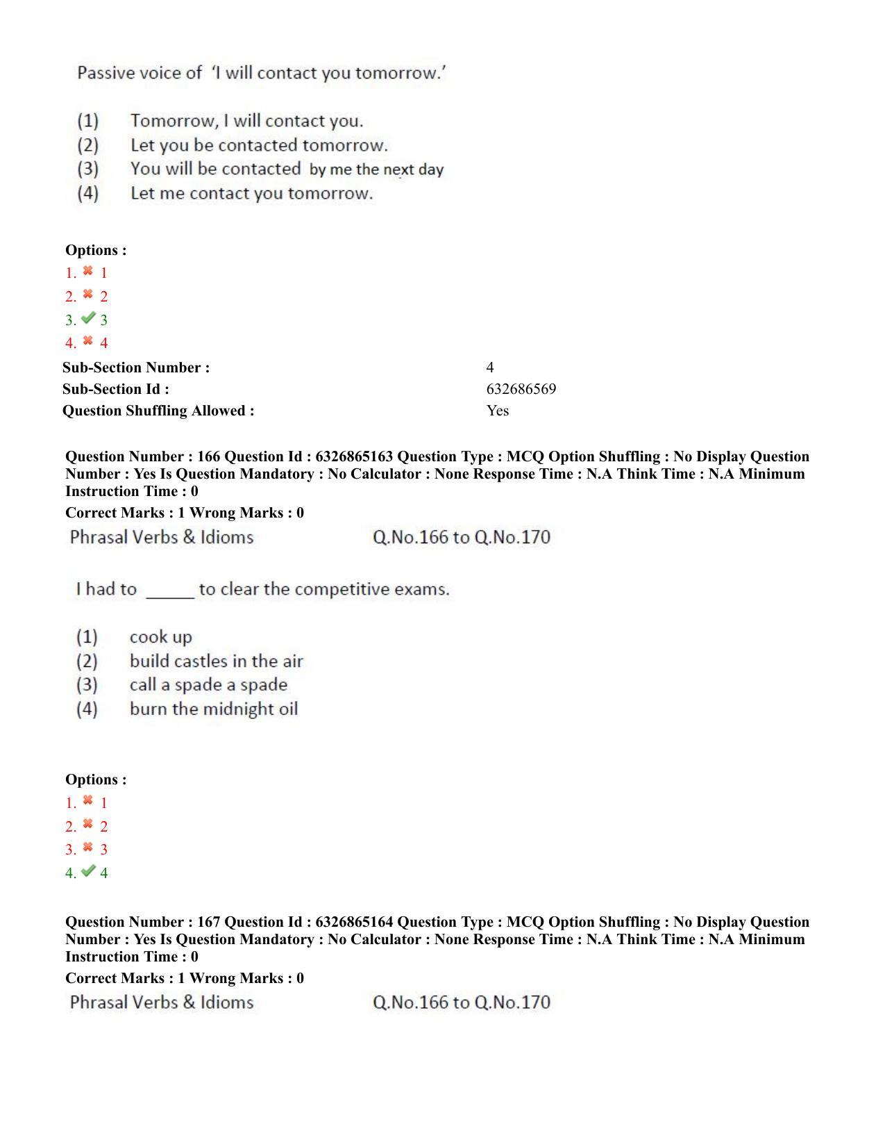 TS ICET 2022 Question Paper 2 - Jul 28, 2022 - Page 151