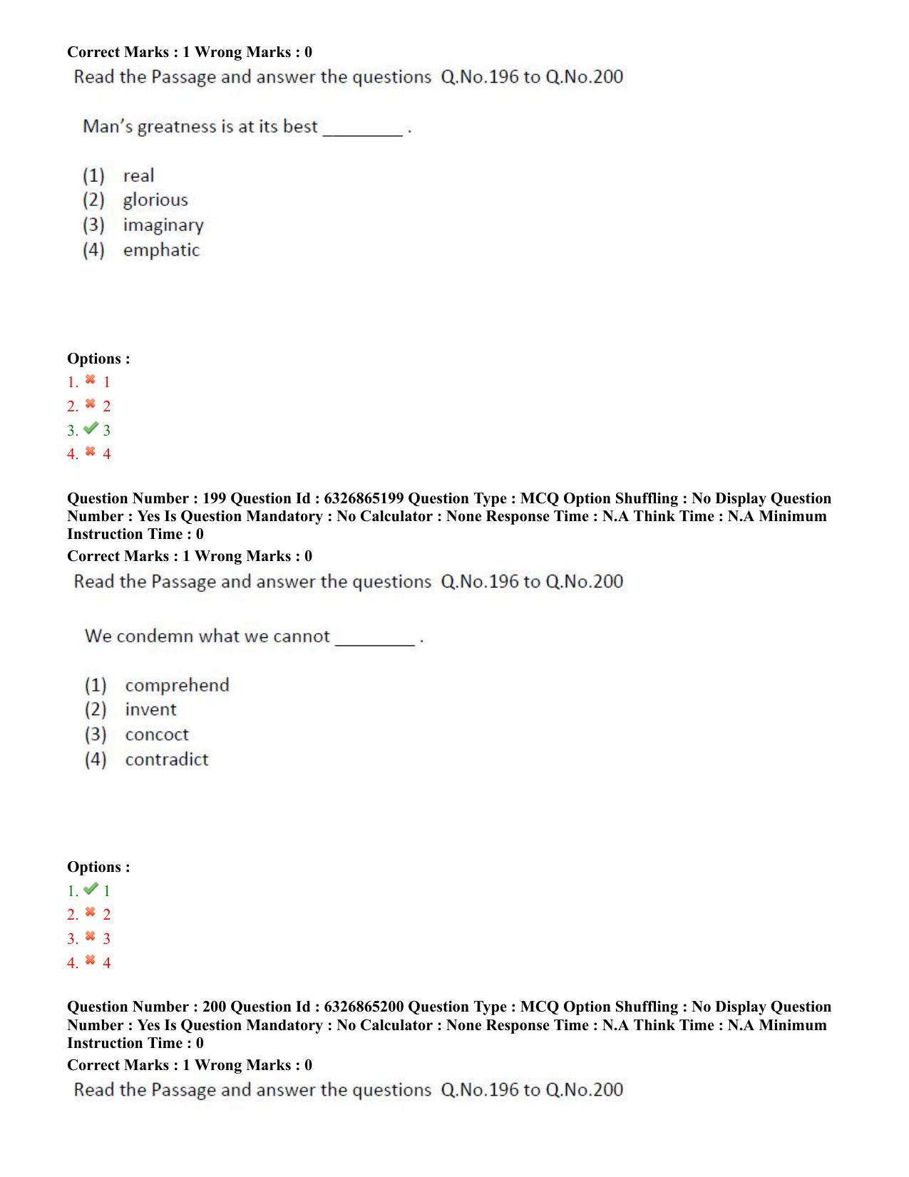 TS ICET 2022 Question Paper 2 - Jul 28, 2022 - Page 170