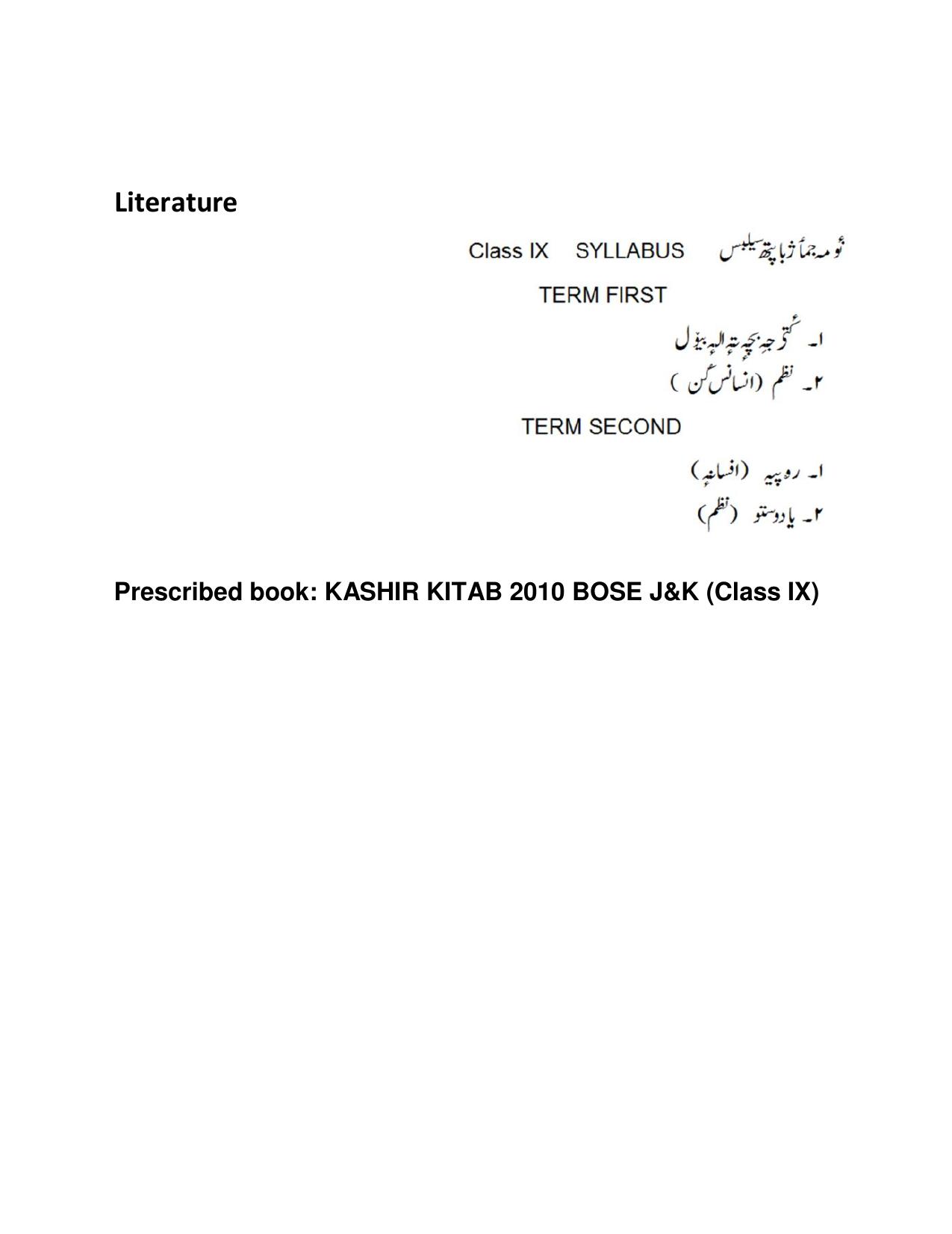 CBSE Class 9 & 10 Syllabus 2022-23 - Kashmiri - Page 2
