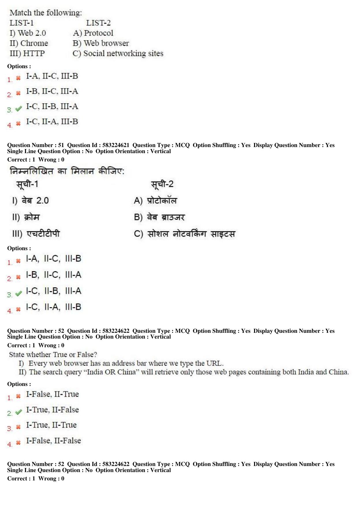 MP CPCT 19th March 2017 CPCT Question Paper Shift 1 - Page 28